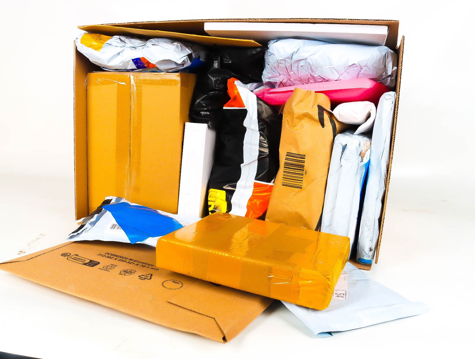 XL Doos met Verloren & Retour Postpakketten