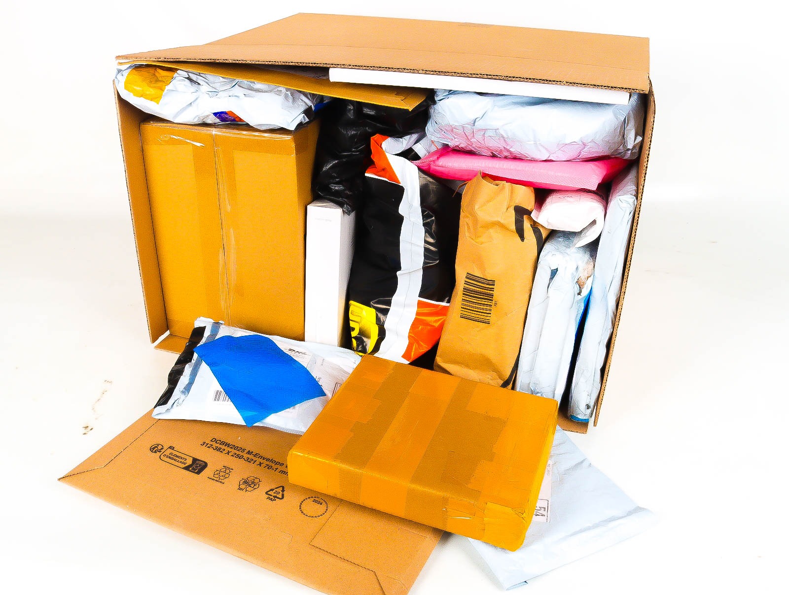 XL Doos met Verloren & Retour Postpakketten