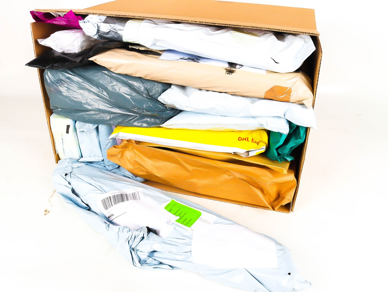 XL Doos met Verloren & Retour Postpakketten