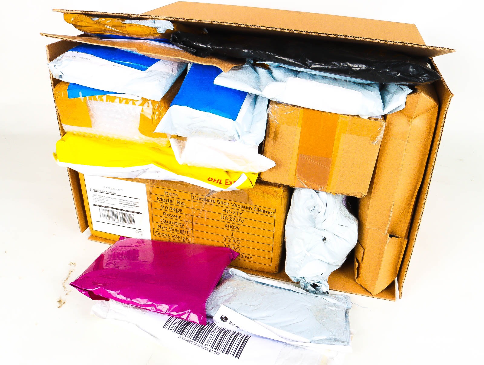 XL Doos met Verloren & Retour Postpakketten