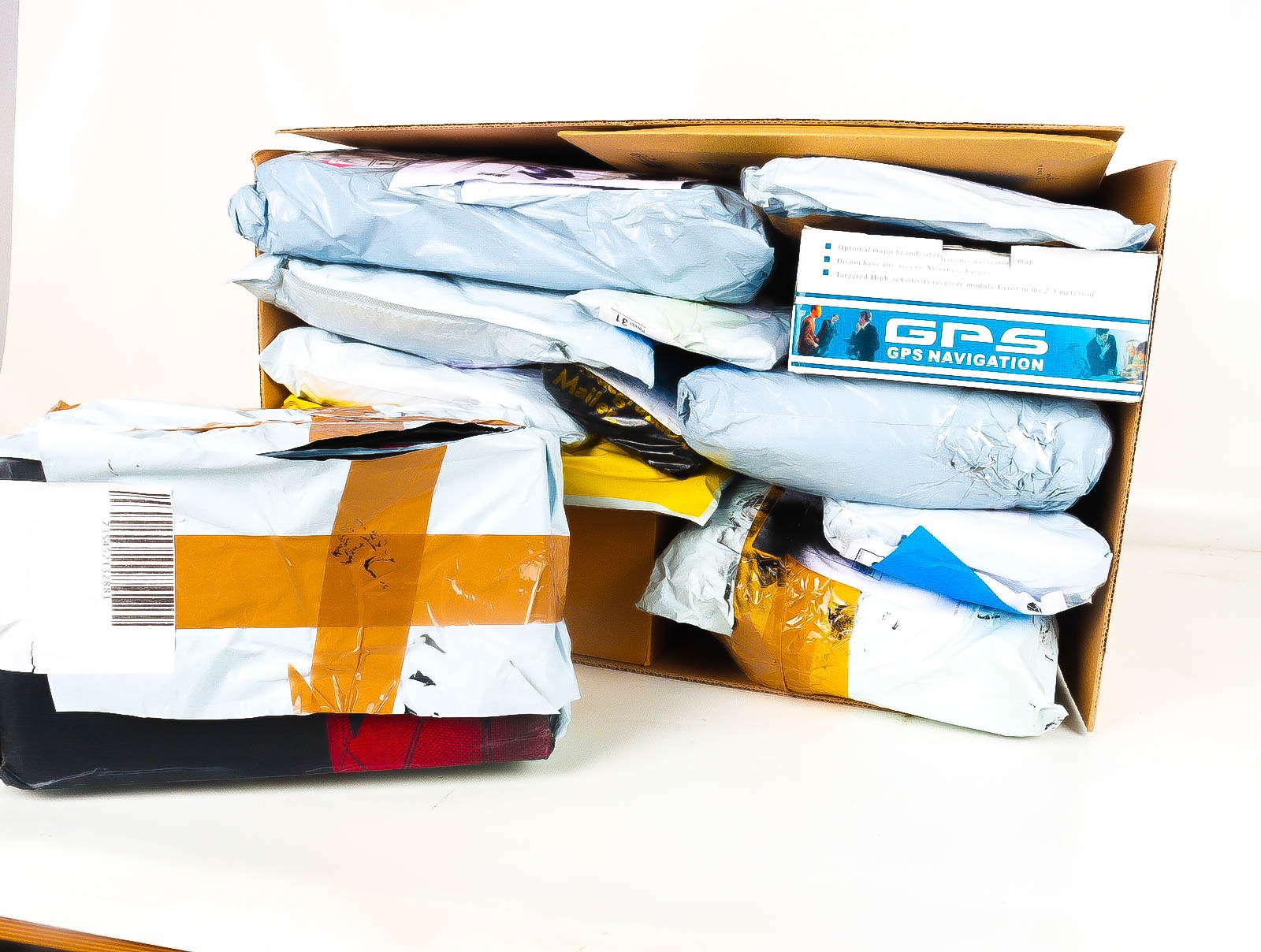 XL Doos met Verloren & Retour Postpakketten