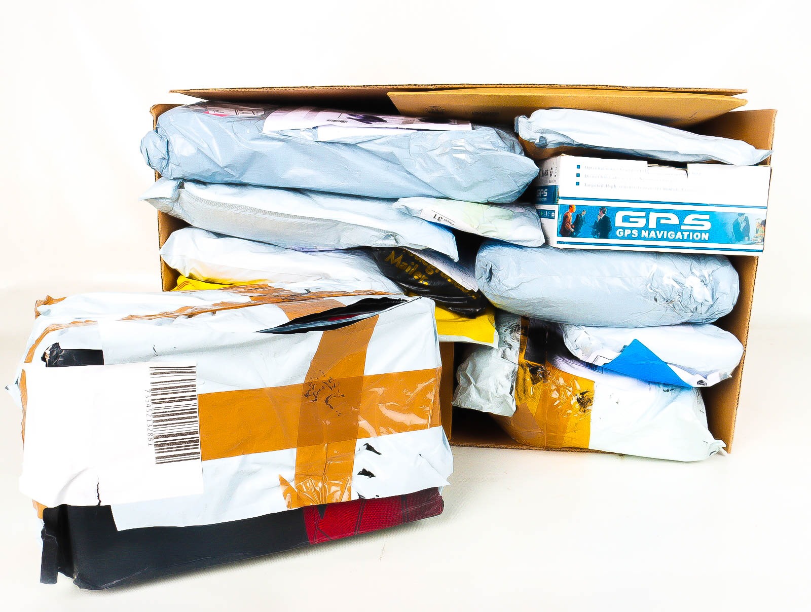 XL Doos met Verloren & Retour Postpakketten