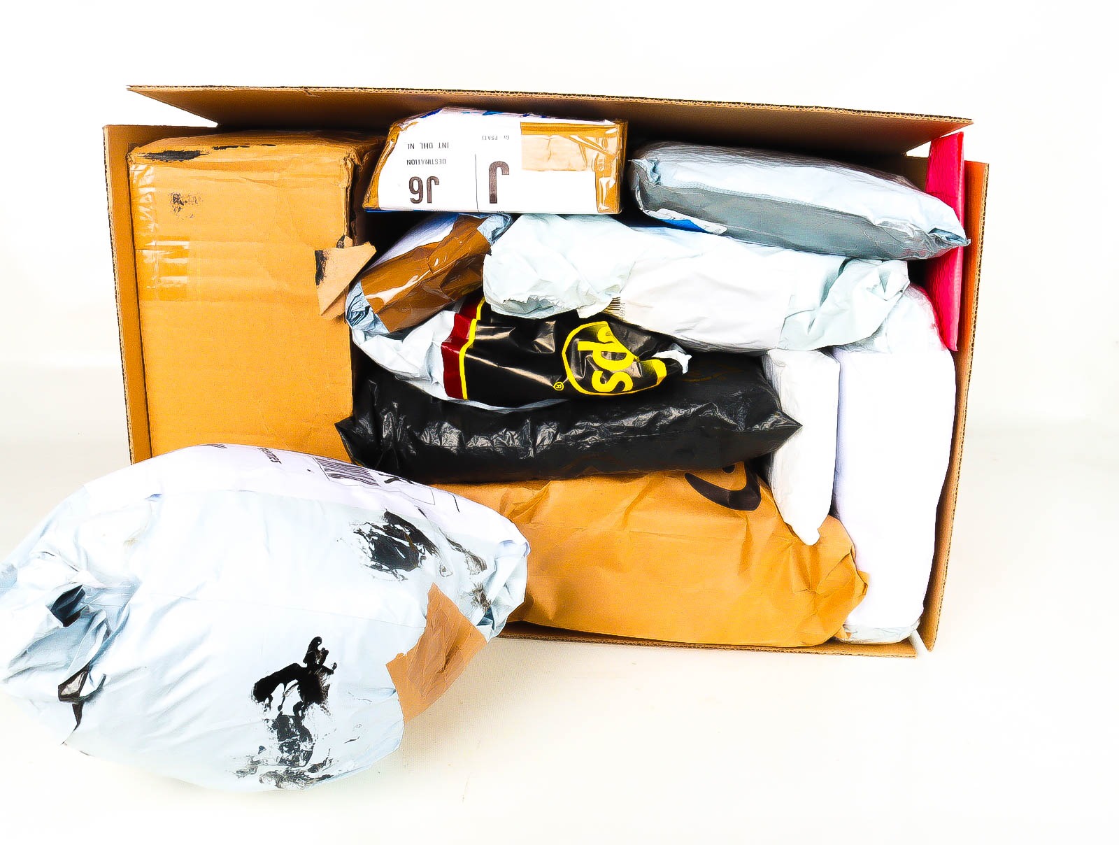 XL Doos met Verloren & Retour Postpakketten