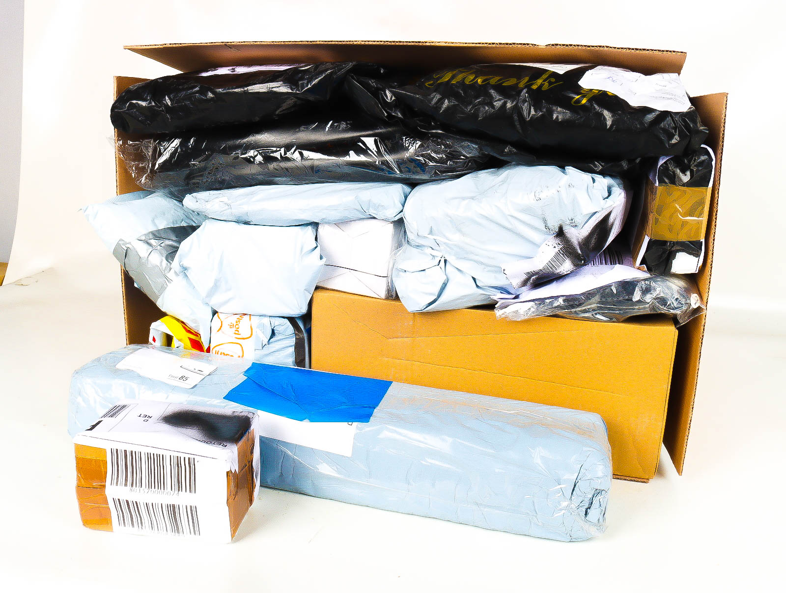 XL Doos met Verloren & Retour Postpakketten