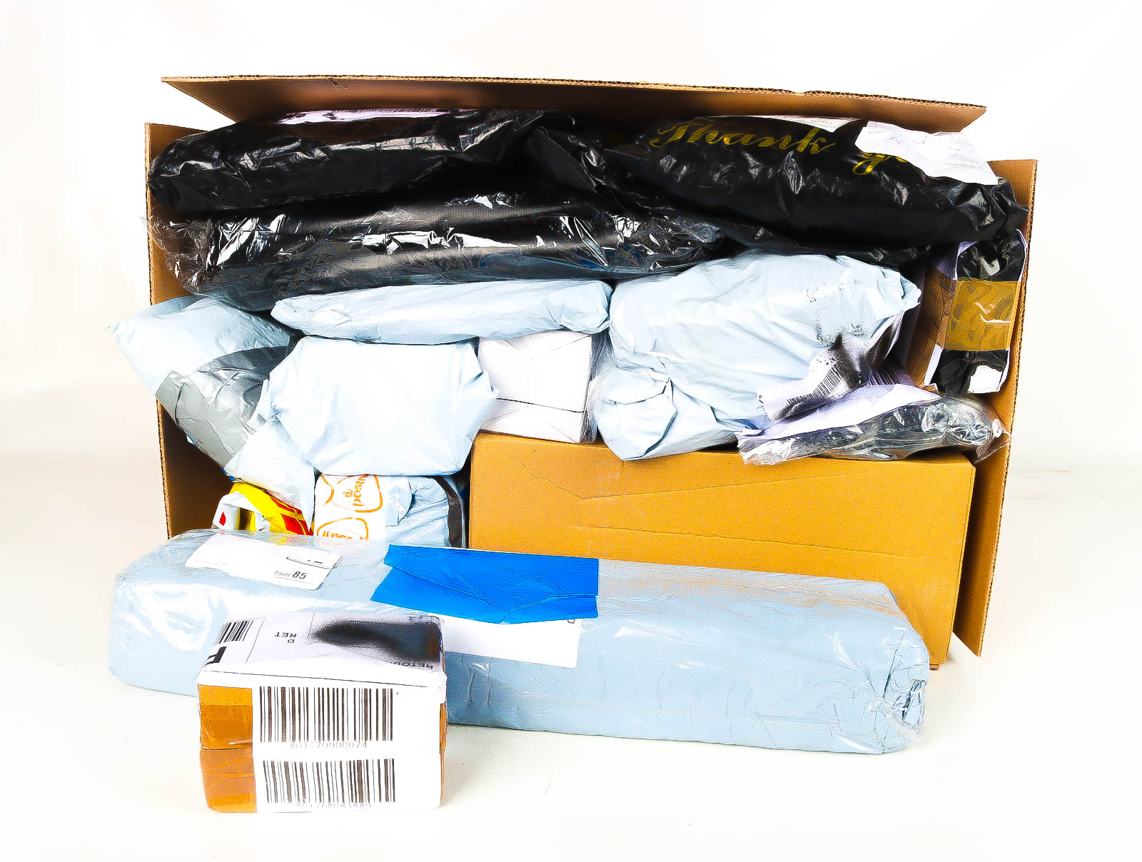 XL Doos met Verloren & Retour Postpakketten