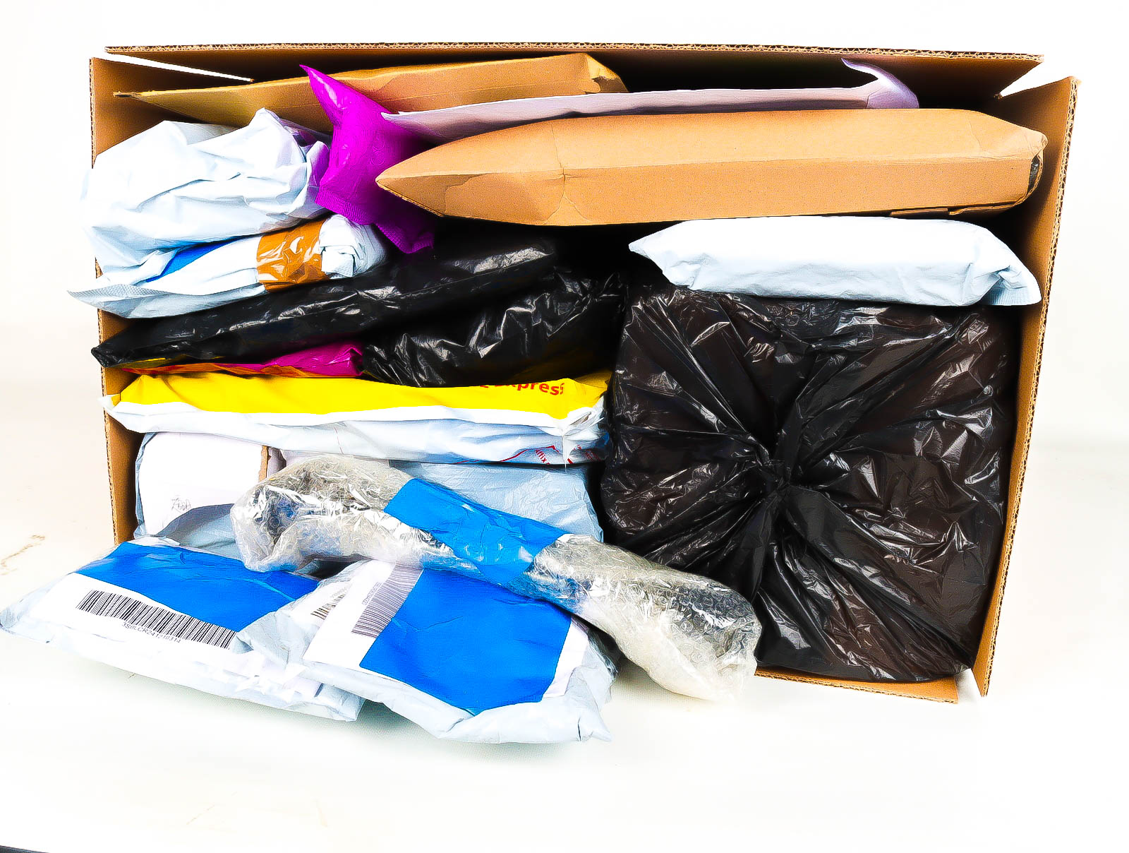 XL Doos met Verloren & Retour Postpakketten