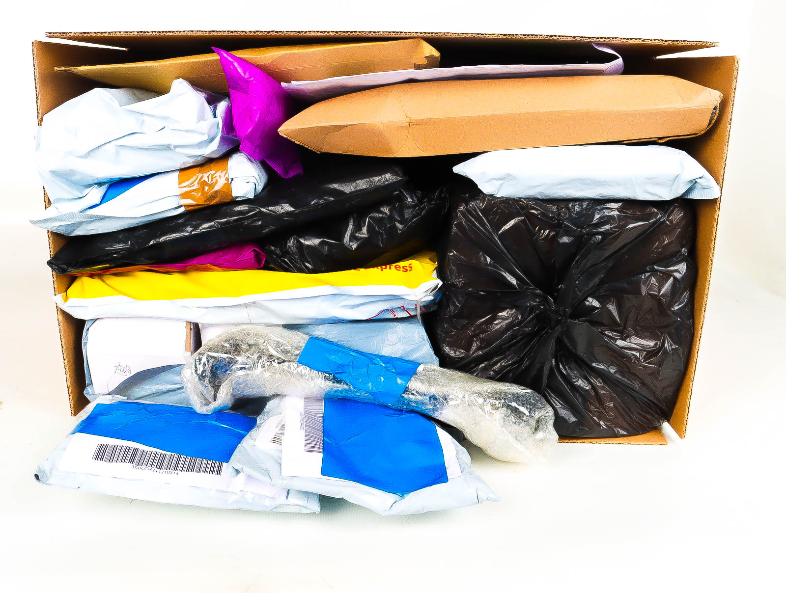 XL Doos met Verloren & Retour Postpakketten