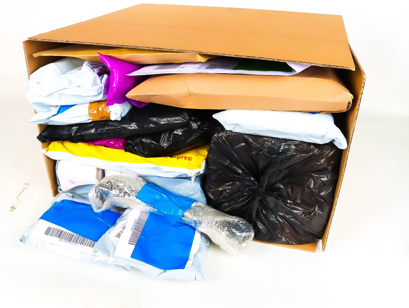 XL Doos met Verloren & Retour Postpakketten