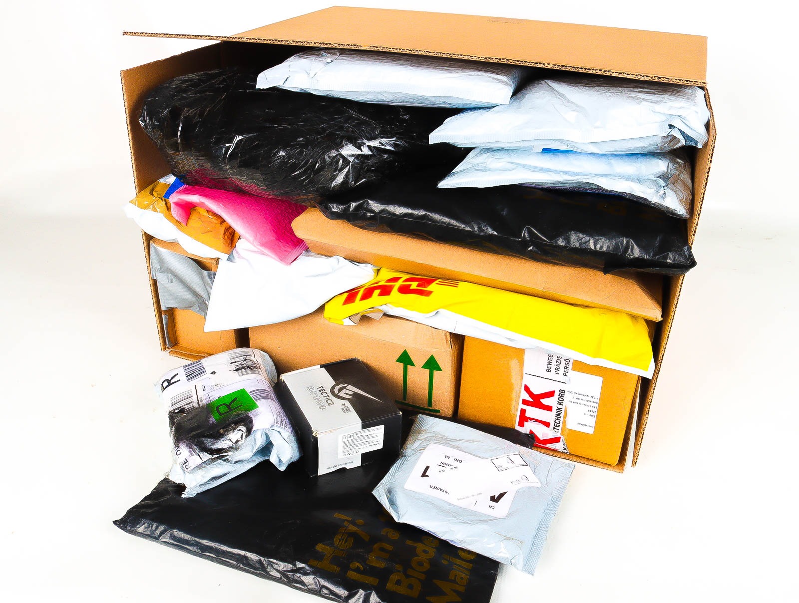 XL Doos met Verloren & Retour Postpakketten