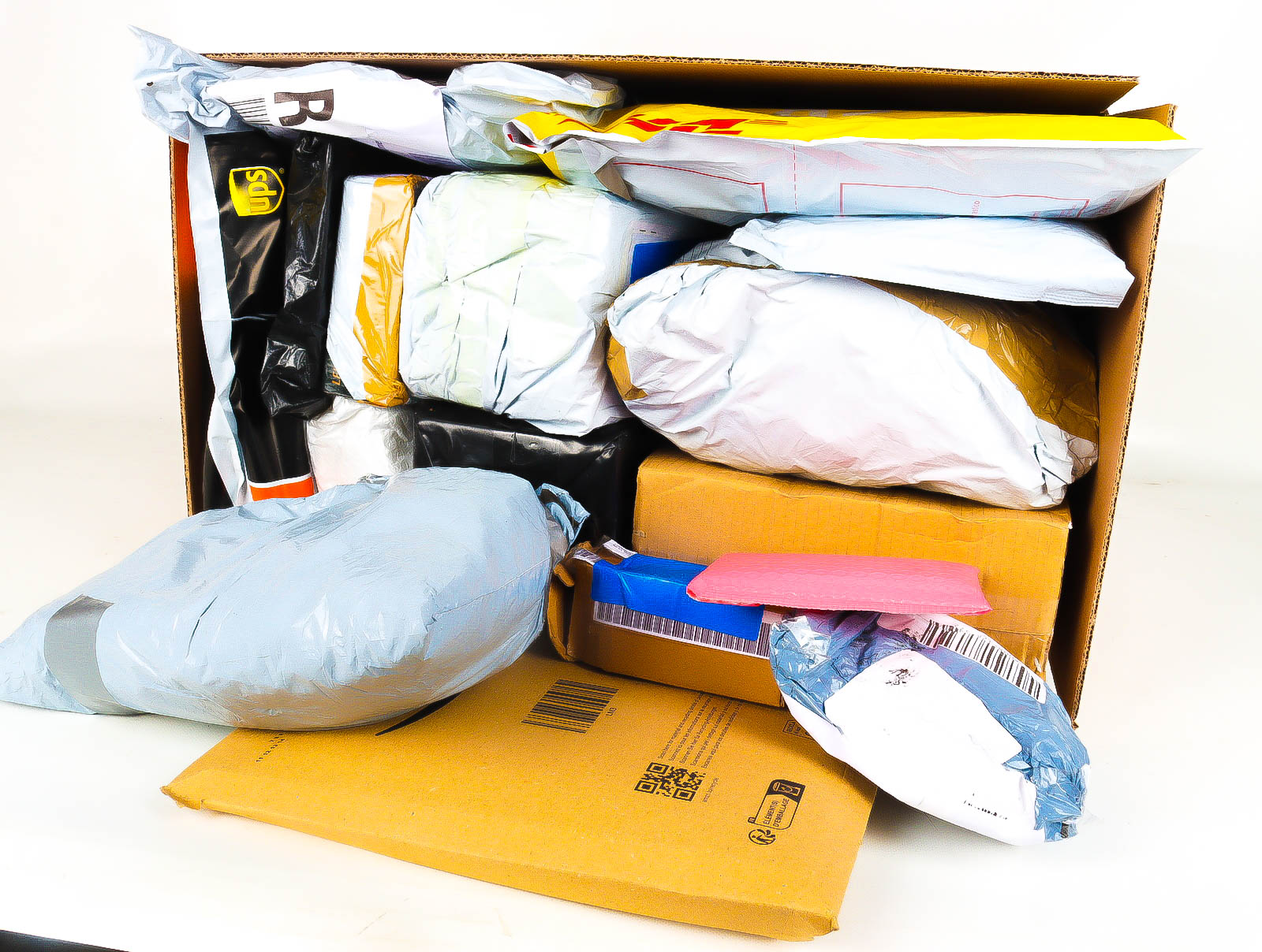 XL Doos met Verloren & Retour Postpakketten