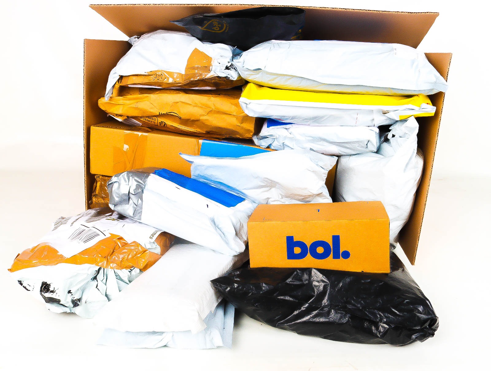 XL Doos met Verloren & Retour Postpakketten