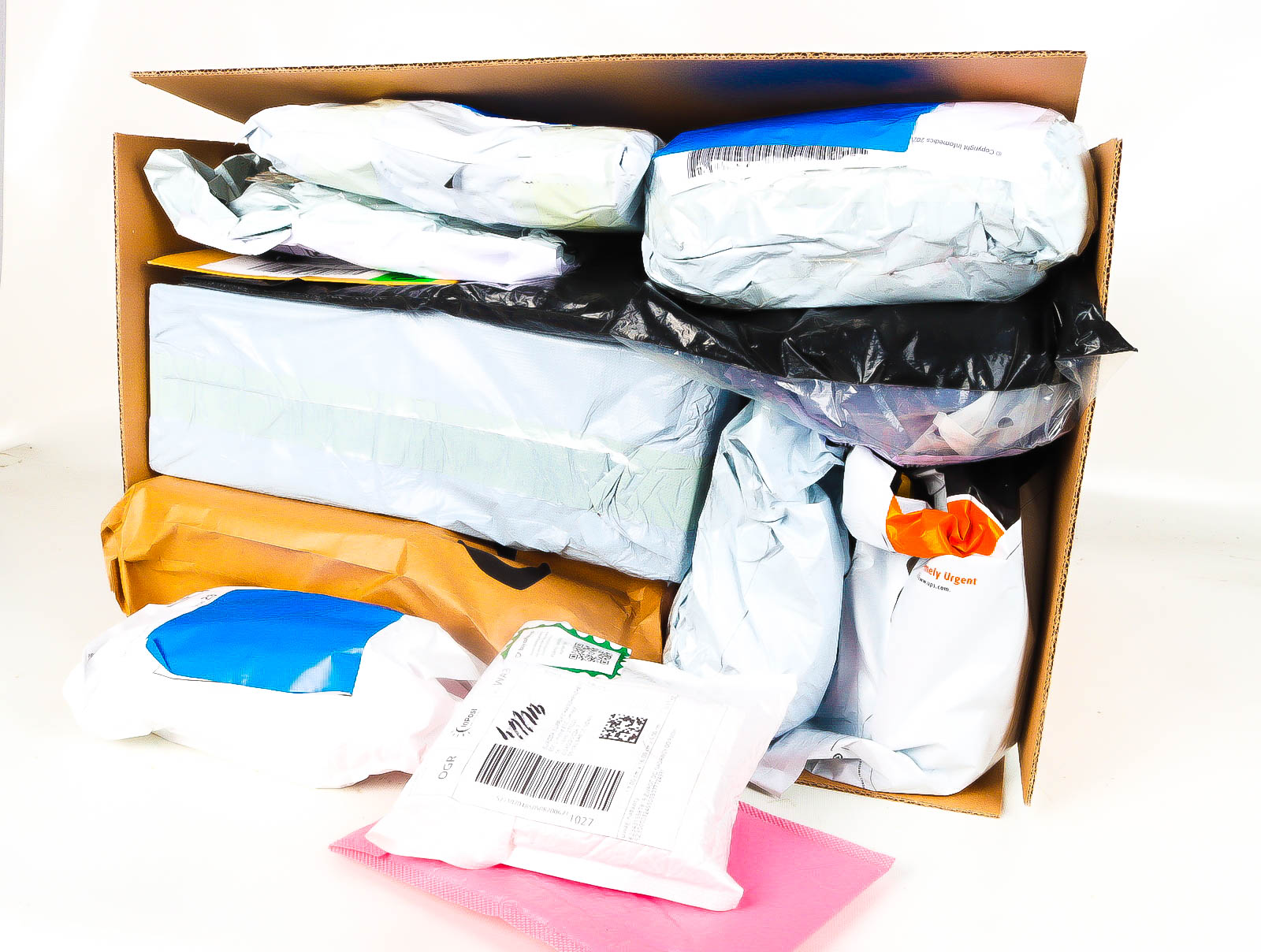 XL Doos met Verloren & Retour Postpakketten