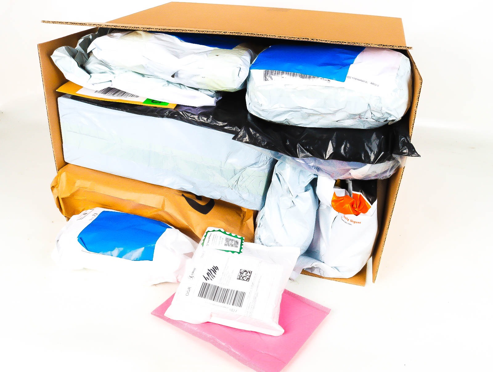 XL Doos met Verloren & Retour Postpakketten