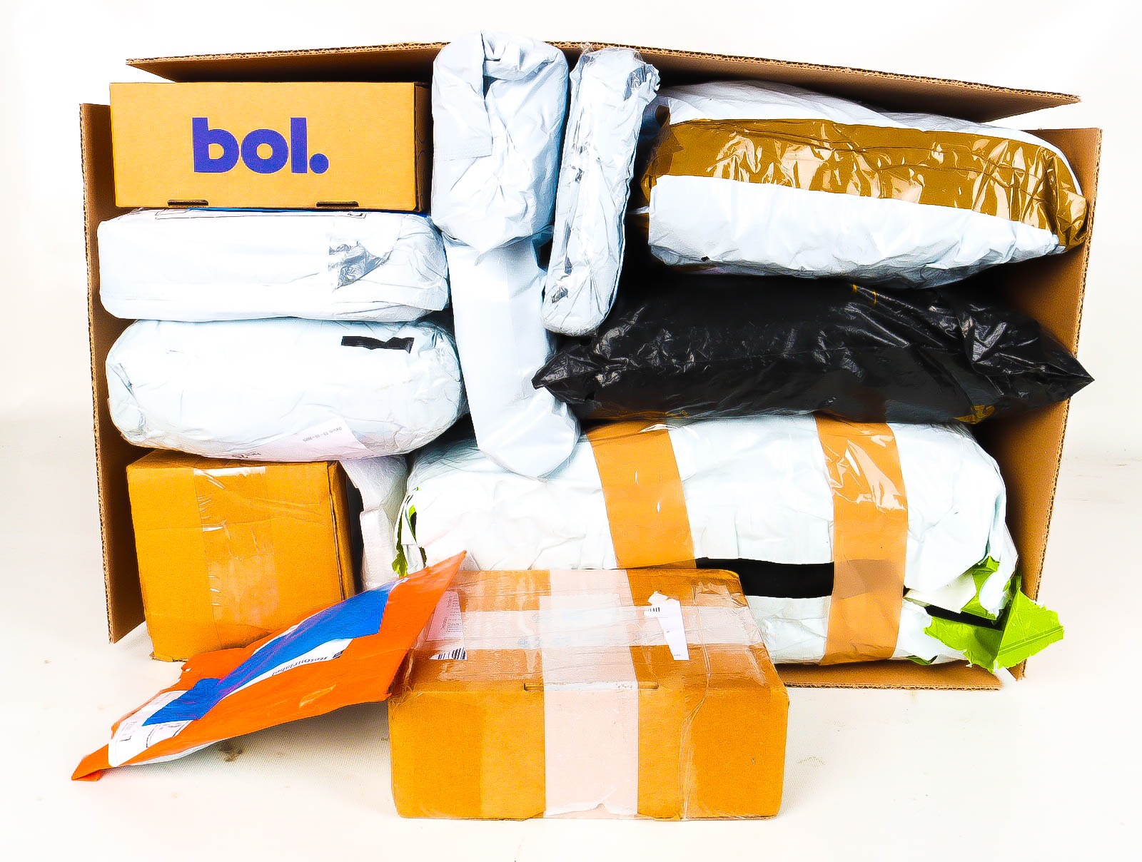 XL Doos met Verloren & Retour Postpakketten