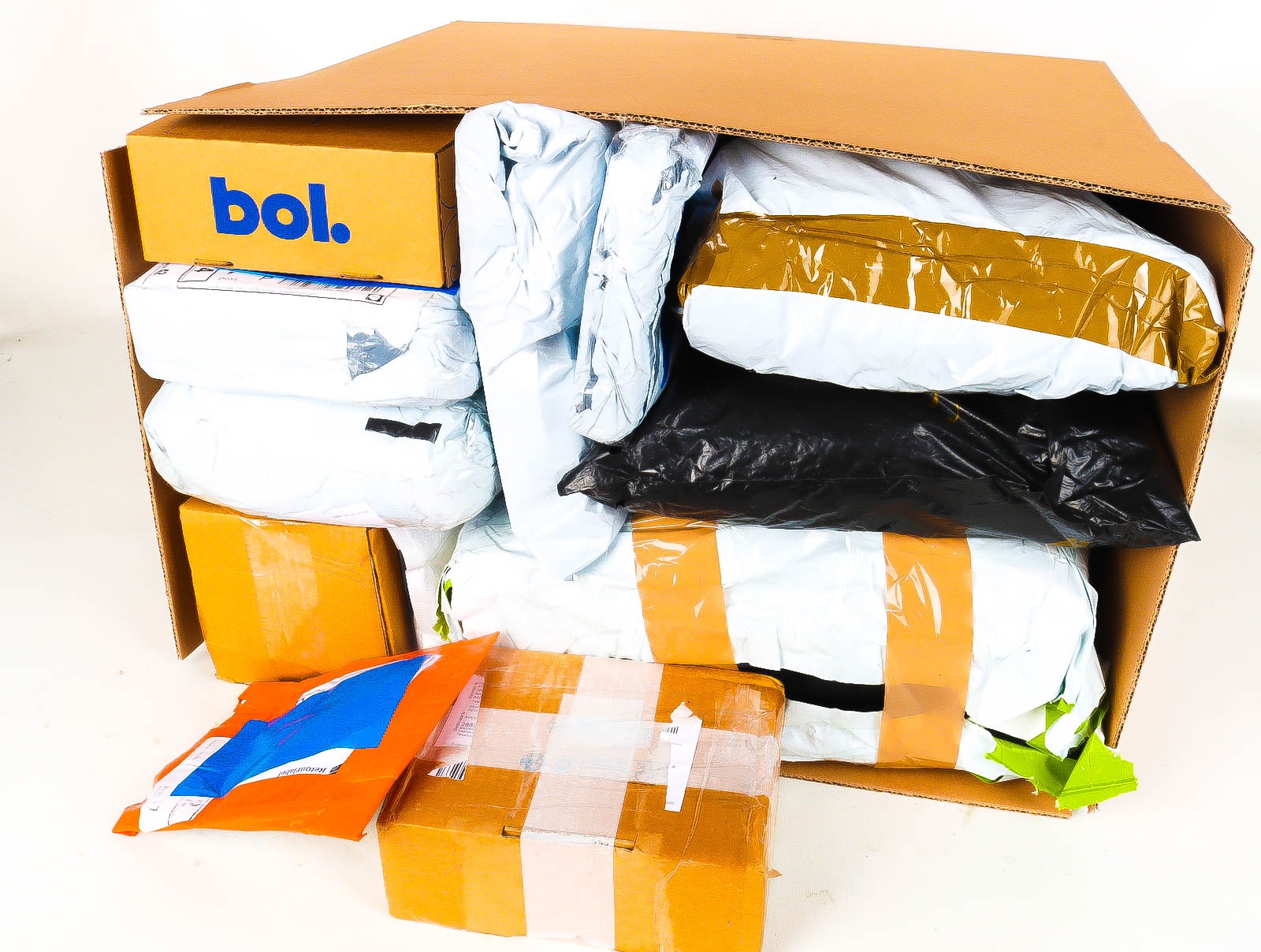 XL Doos met Verloren & Retour Postpakketten