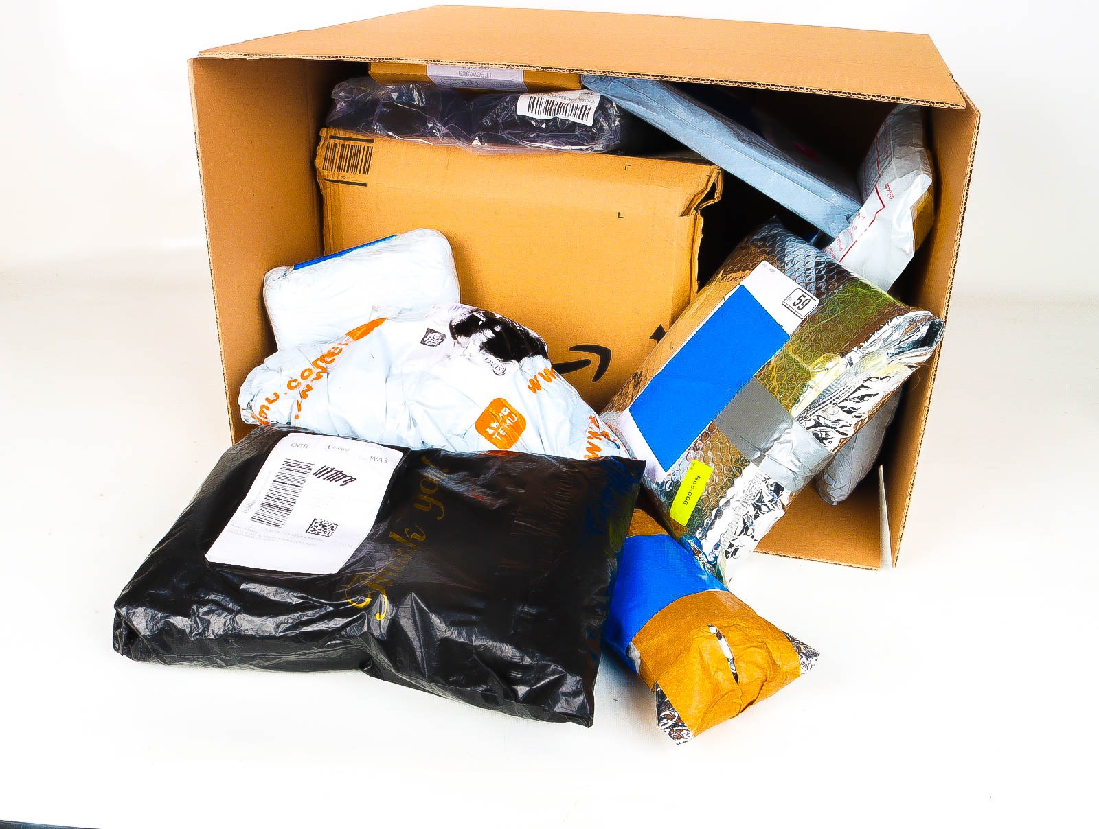 XL Doos met Verloren & Retour Postpakketten