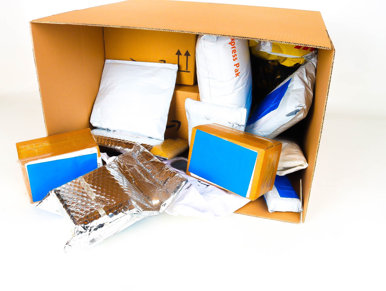 XL Doos met Verloren & Retour Postpakketten