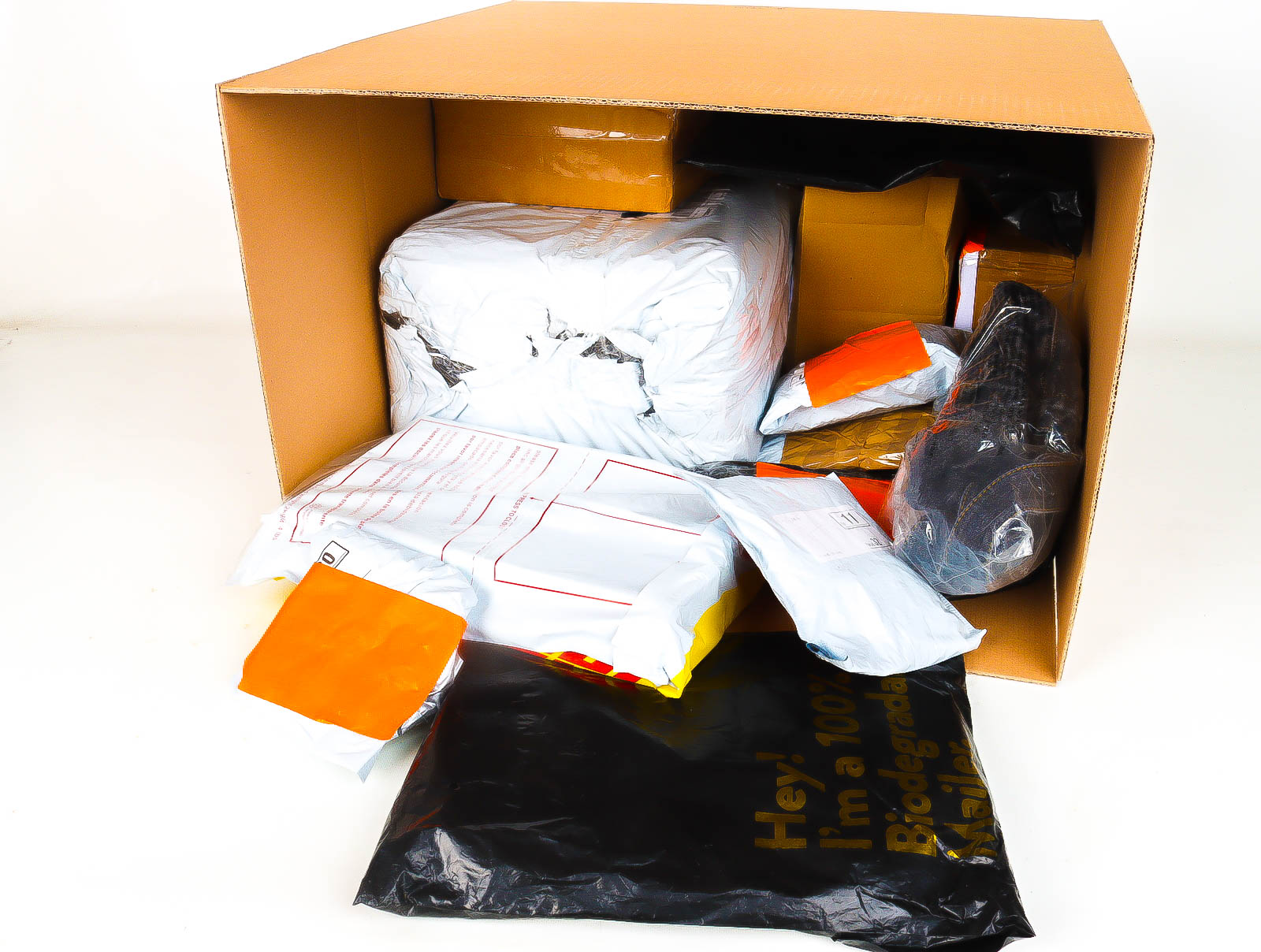 XL Doos met Verloren & Retour Postpakketten