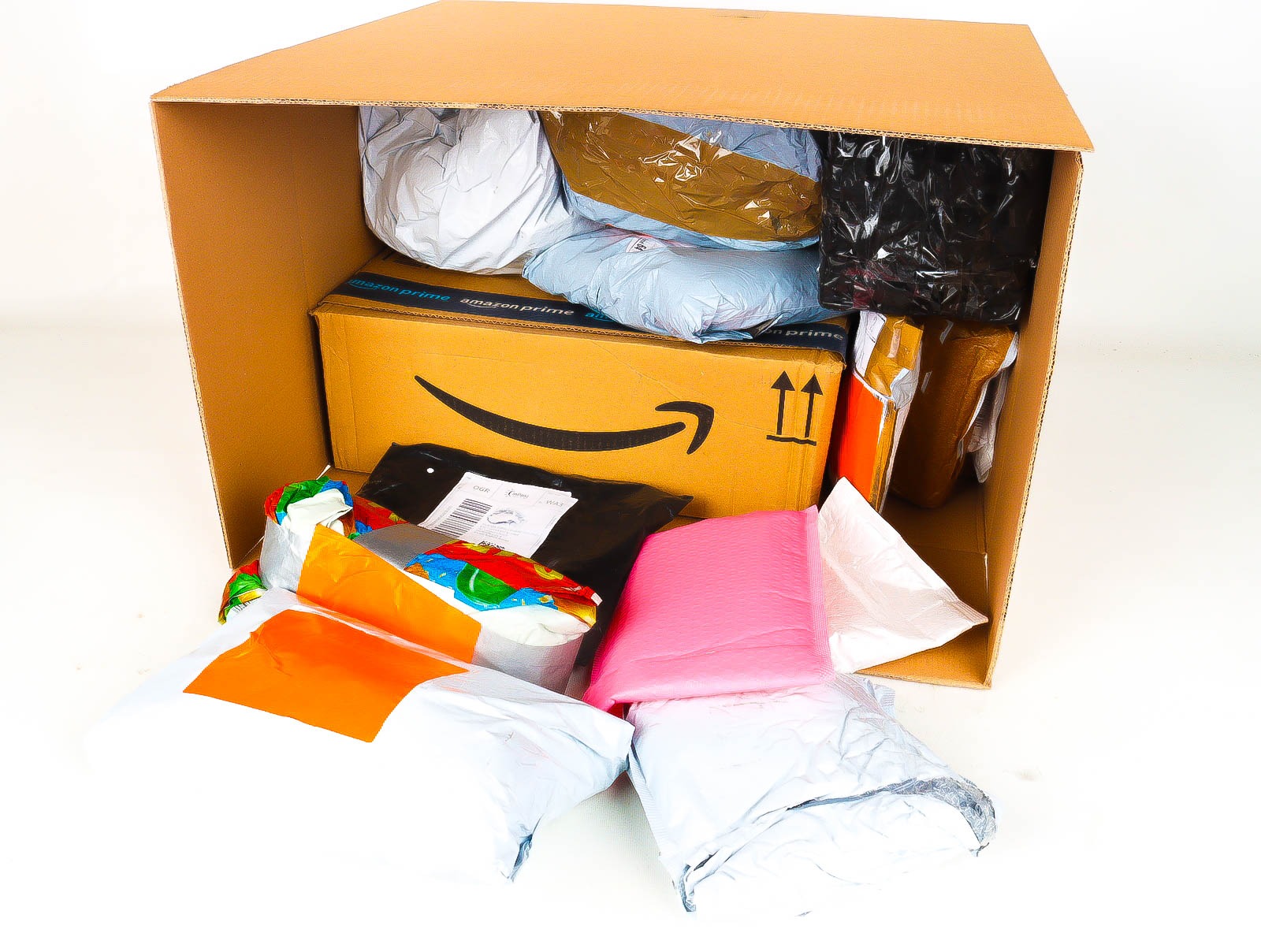 XL Doos met Verloren & Retour Postpakketten