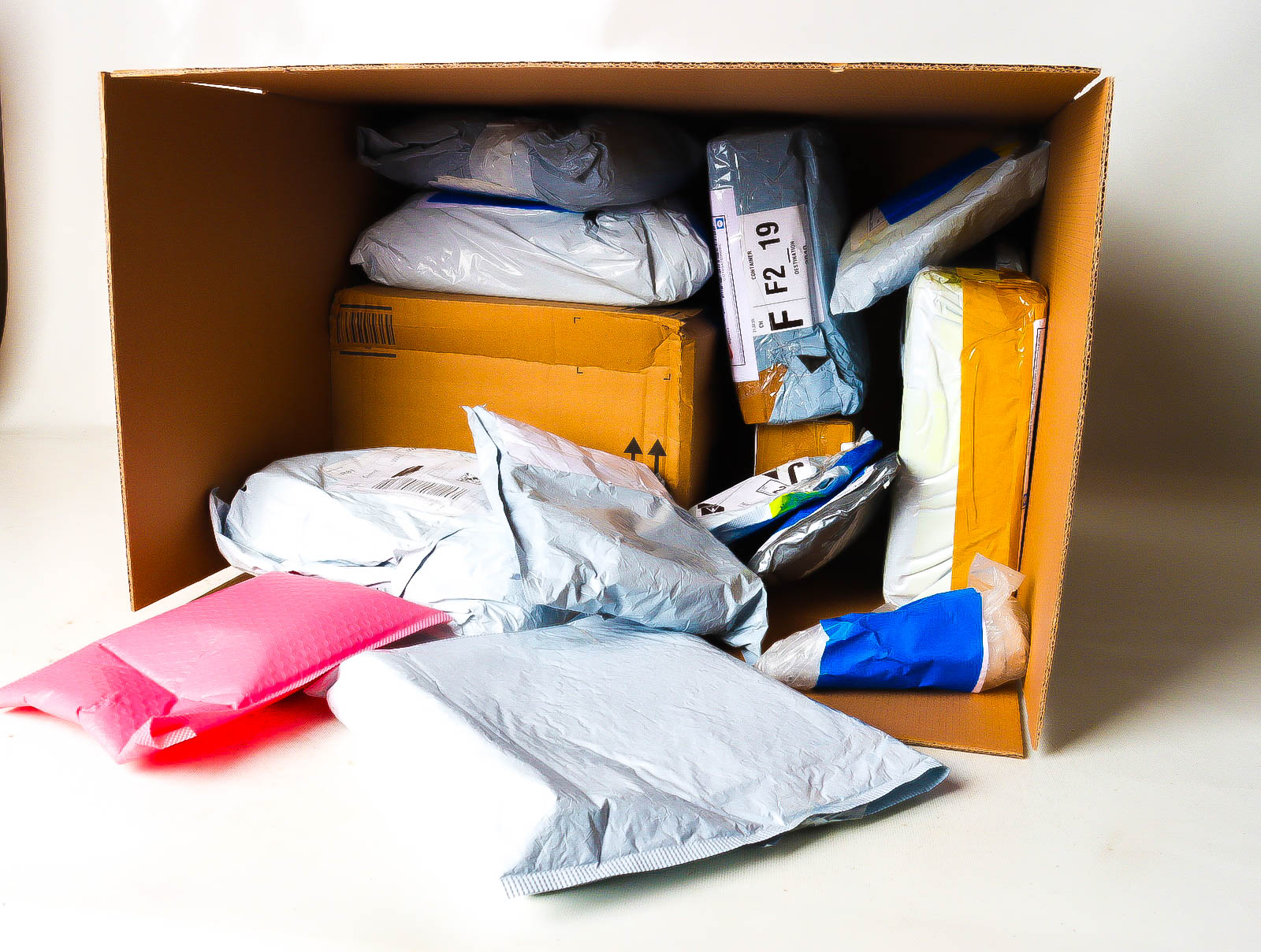 XL Doos met Verloren & Retour Postpakketten