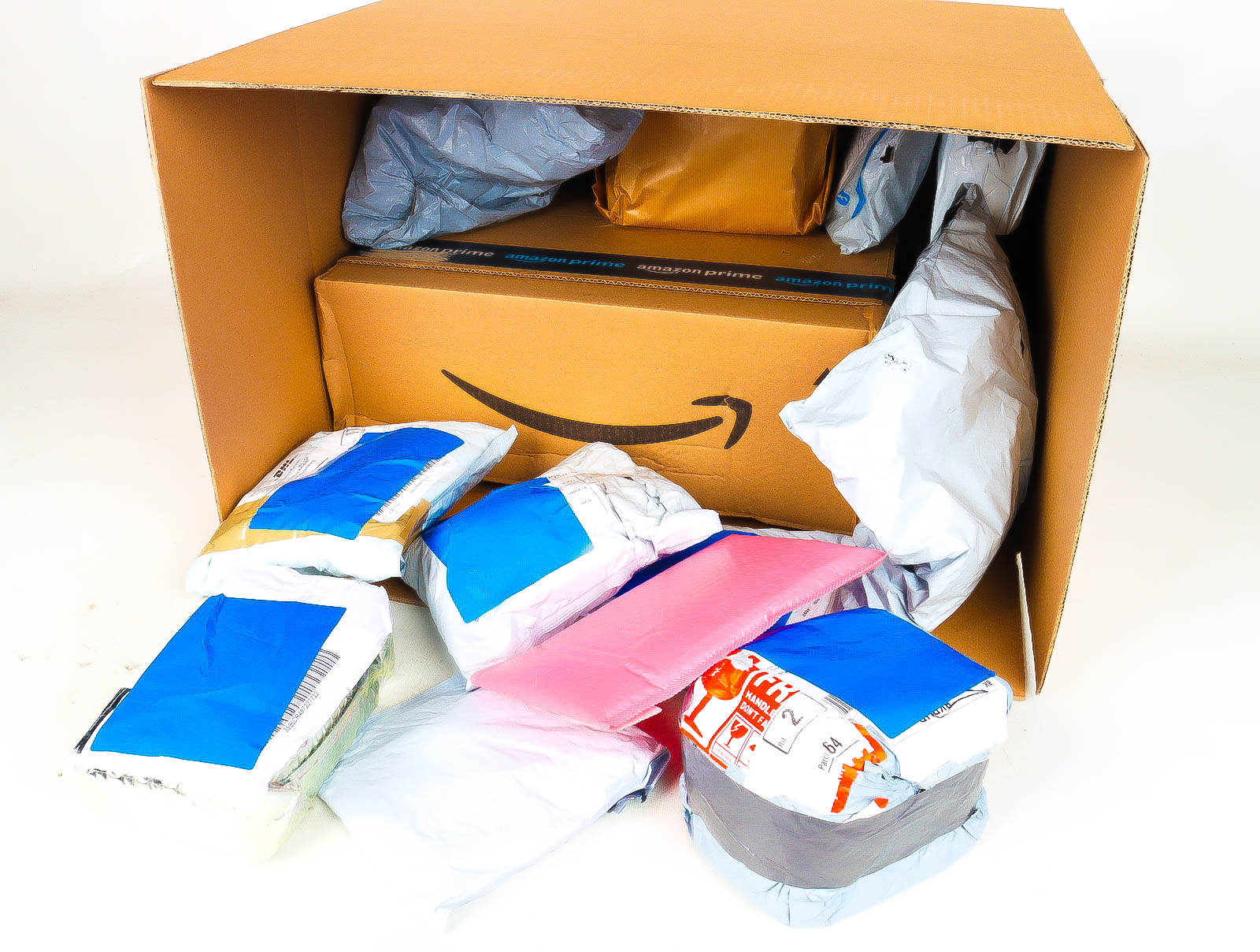 XL Doos met Verloren & Retour Postpakketten