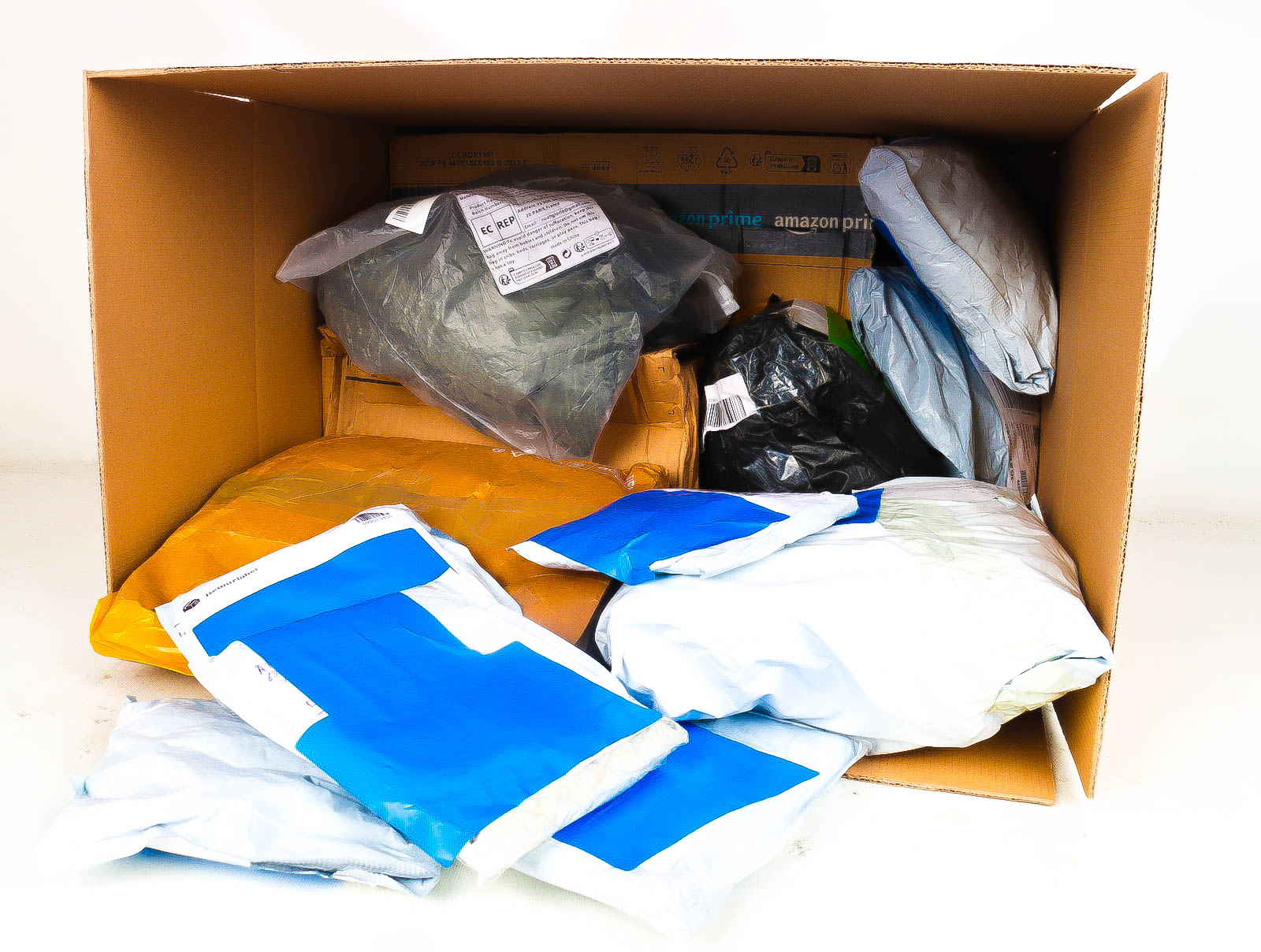 XL Doos met Verloren & Retour Postpakketten