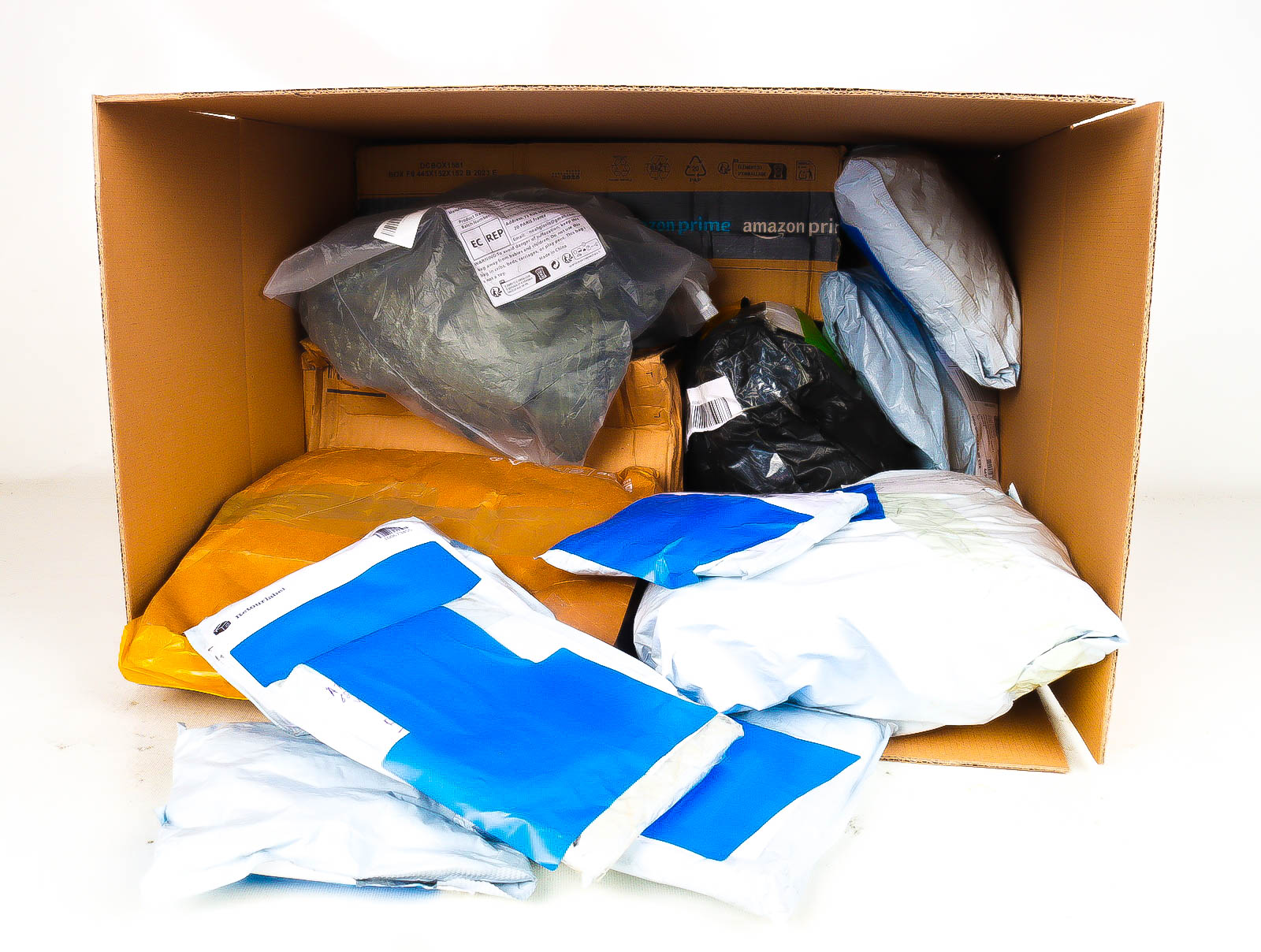 XL Doos met Verloren & Retour Postpakketten