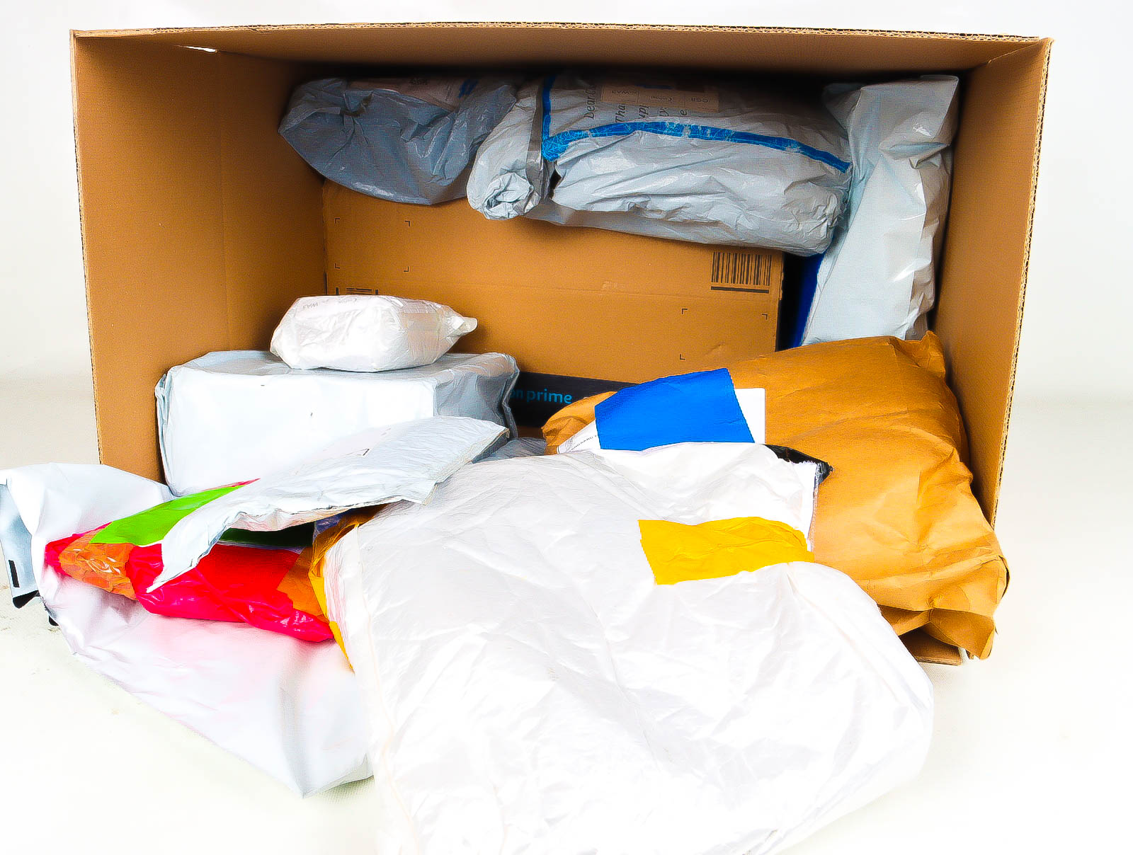 XL Doos met Verloren & Retour Postpakketten