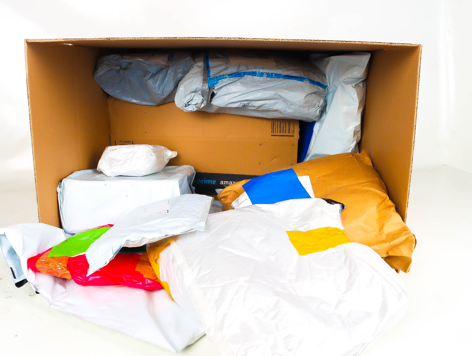 XL Doos met Verloren & Retour Postpakketten