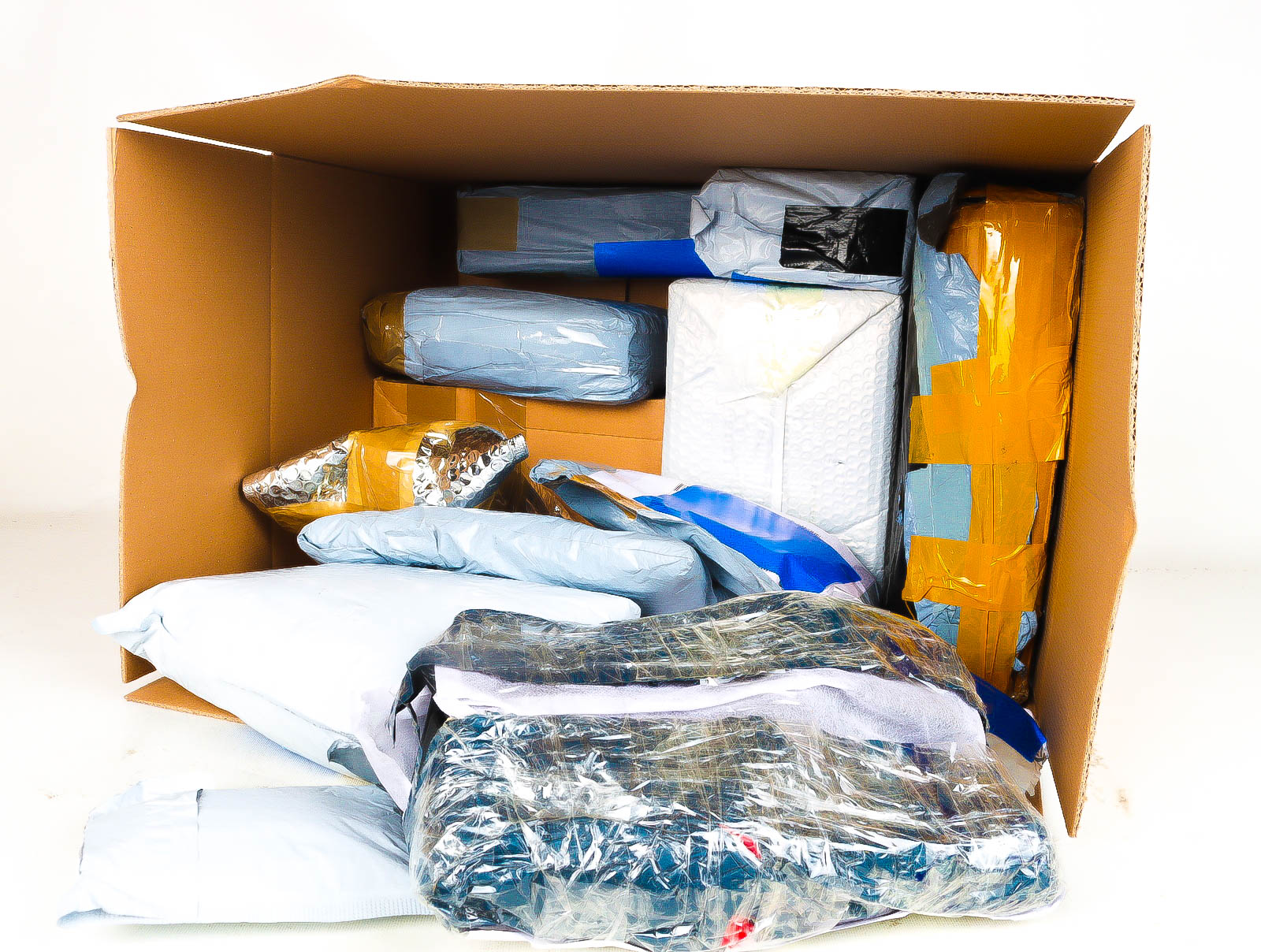 XL Doos met Verloren & Retour Postpakketten