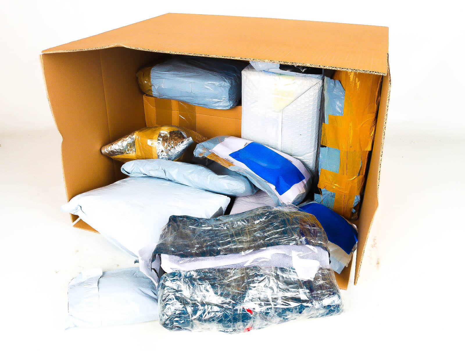 XL Doos met Verloren & Retour Postpakketten