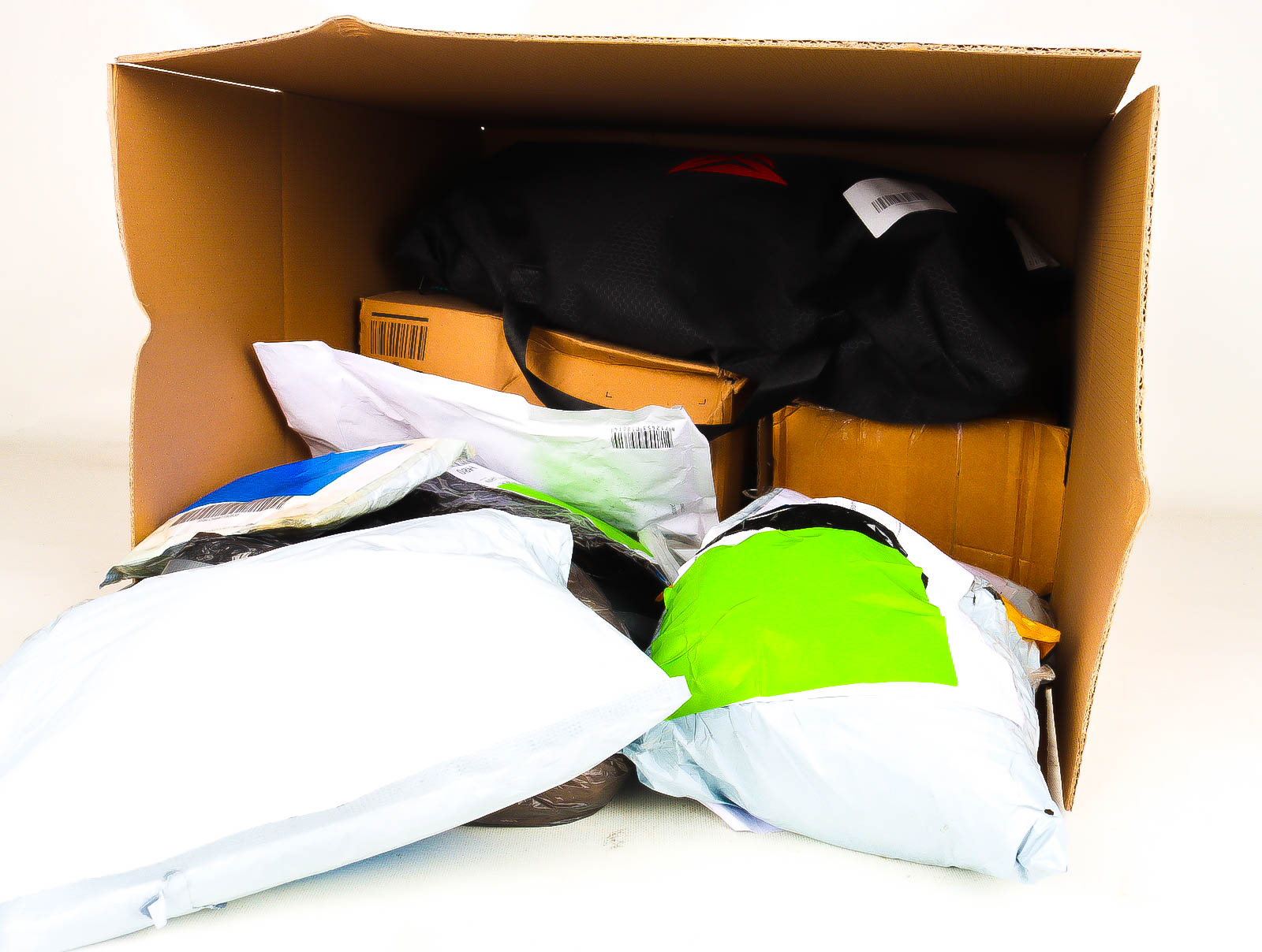 XL Doos met Verloren & Retour Postpakketten