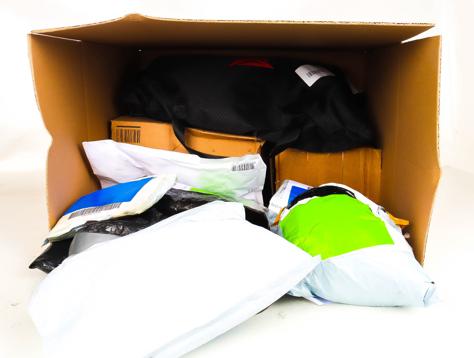 XL Doos met Verloren & Retour Postpakketten