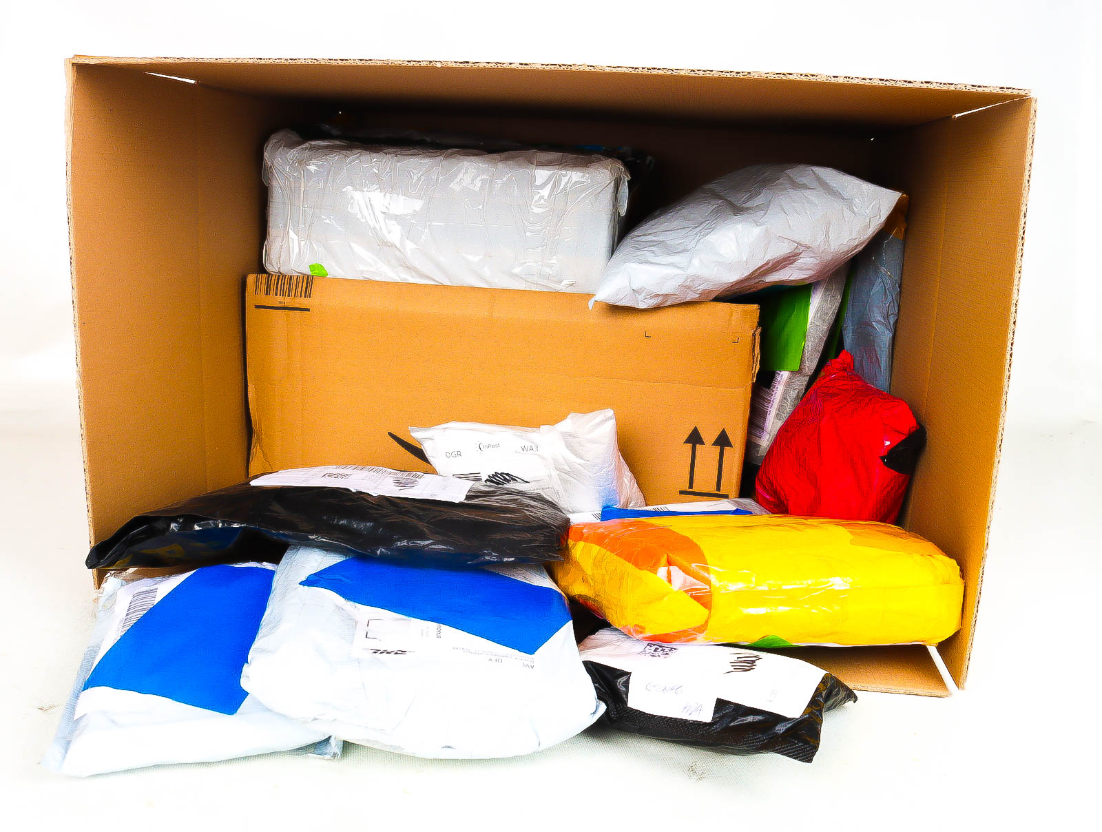 XL Doos met Verloren & Retour Postpakketten