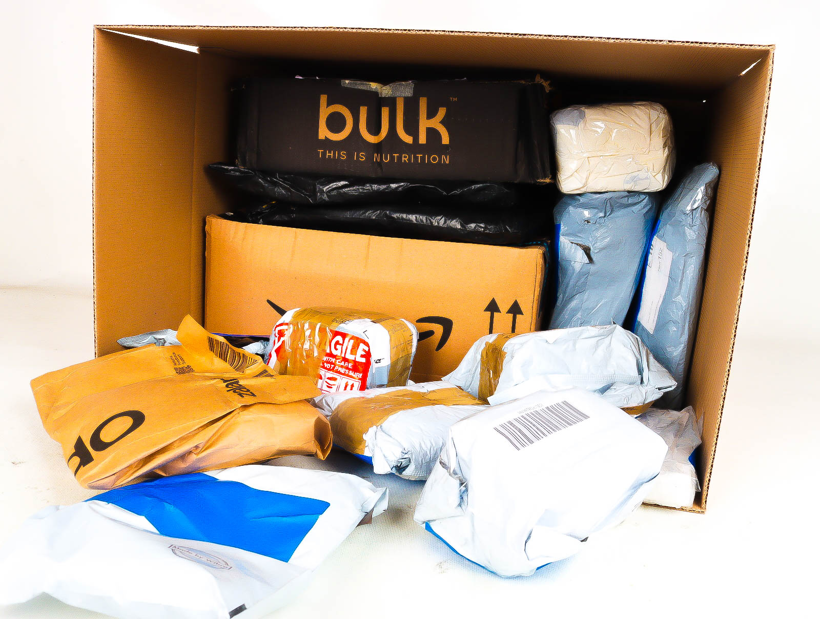 XL Doos met Verloren & Retour Postpakketten