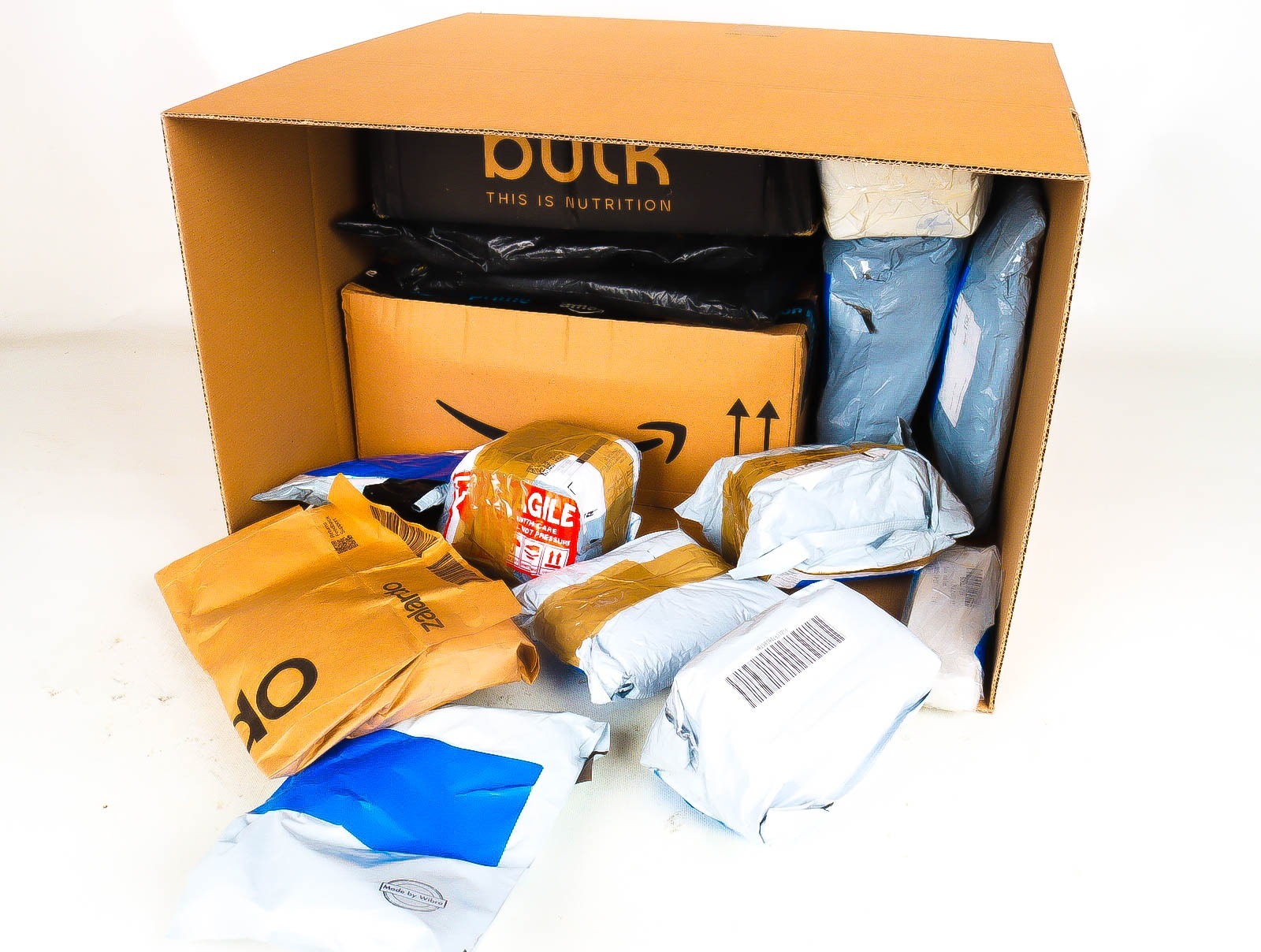 XL Doos met Verloren & Retour Postpakketten