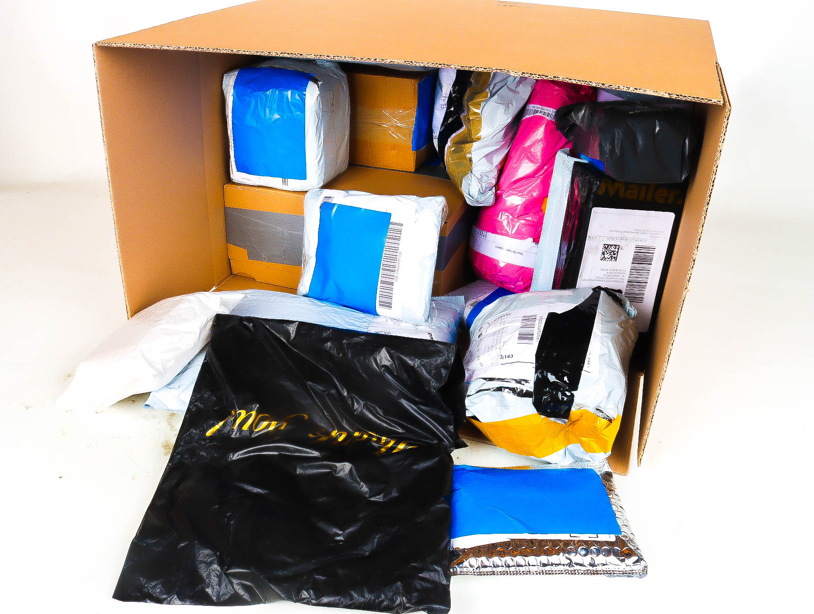 XL Doos met Verloren & Retour Postpakketten