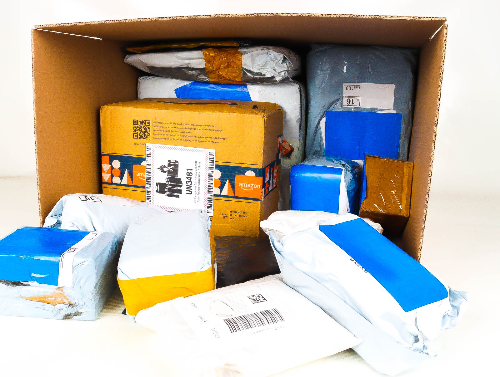 XL Doos met Verloren & Retour Postpakketten