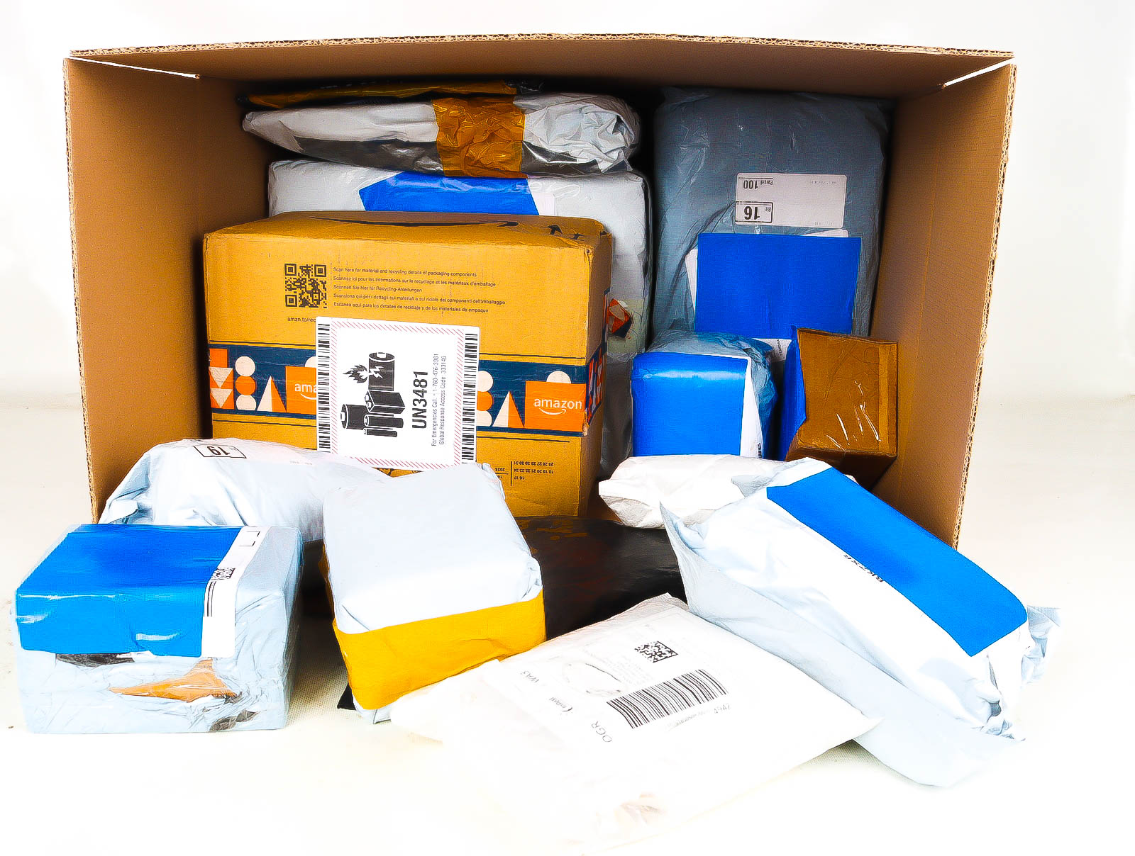 XL Doos met Verloren & Retour Postpakketten