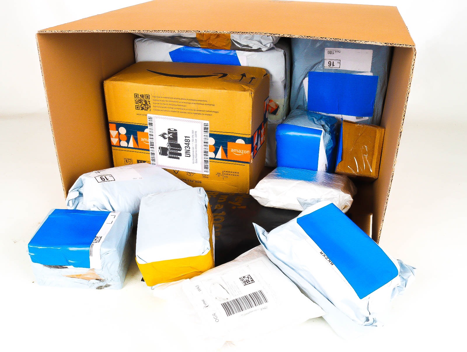 XL Doos met Verloren & Retour Postpakketten