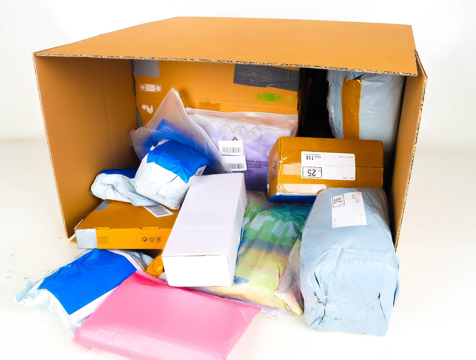 XL Doos met Verloren & Retour Postpakketten