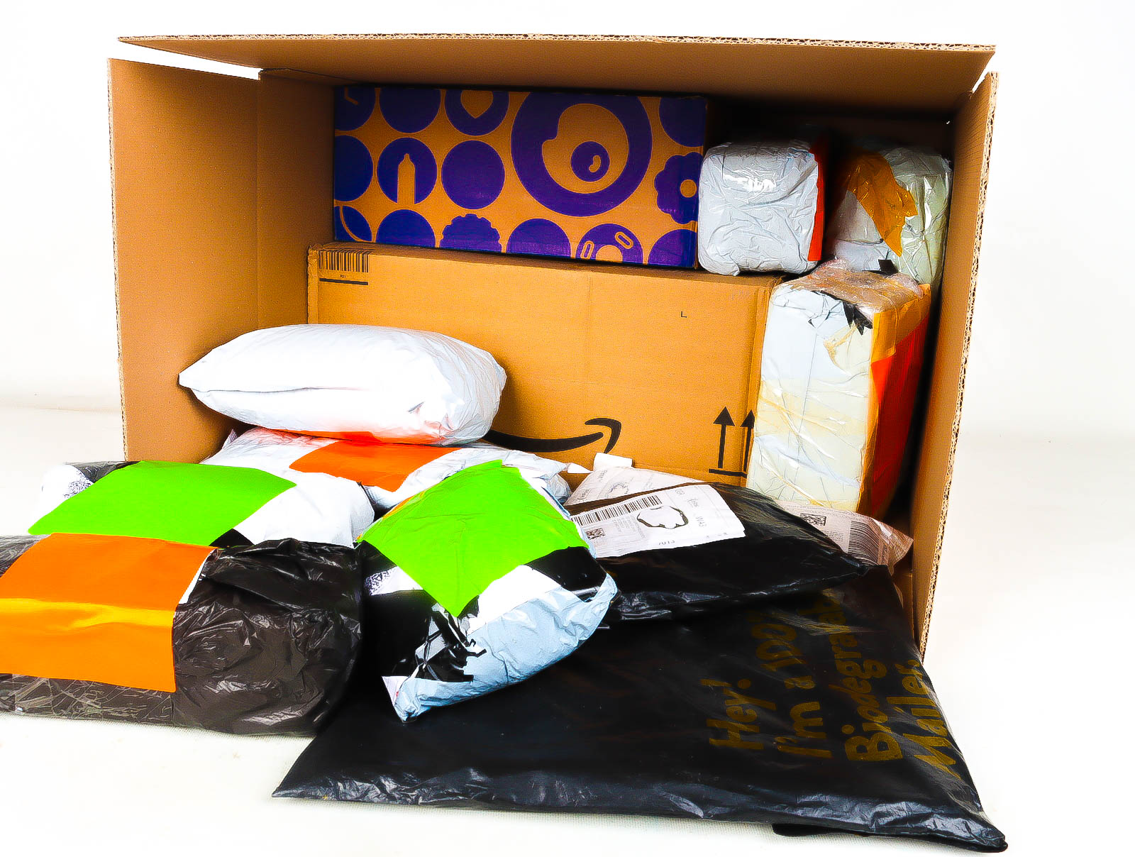 XL Doos met Verloren & Retour Postpakketten