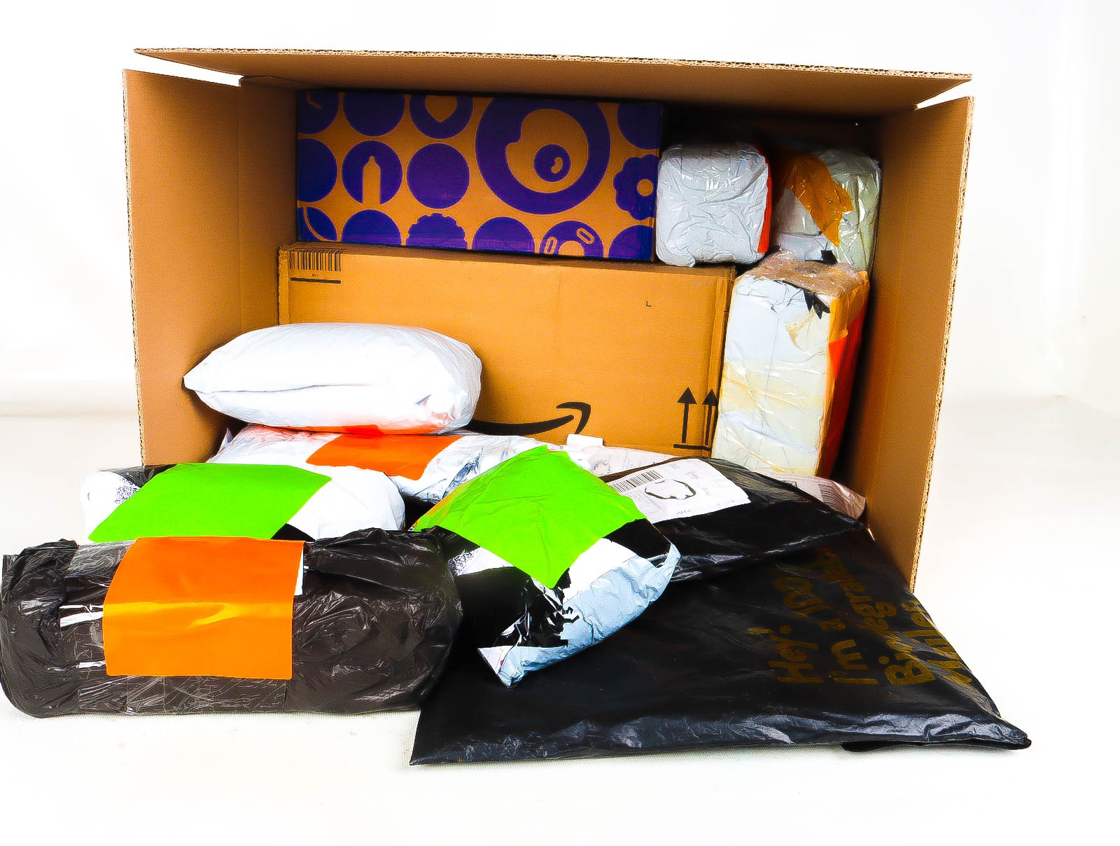 XL Doos met Verloren & Retour Postpakketten