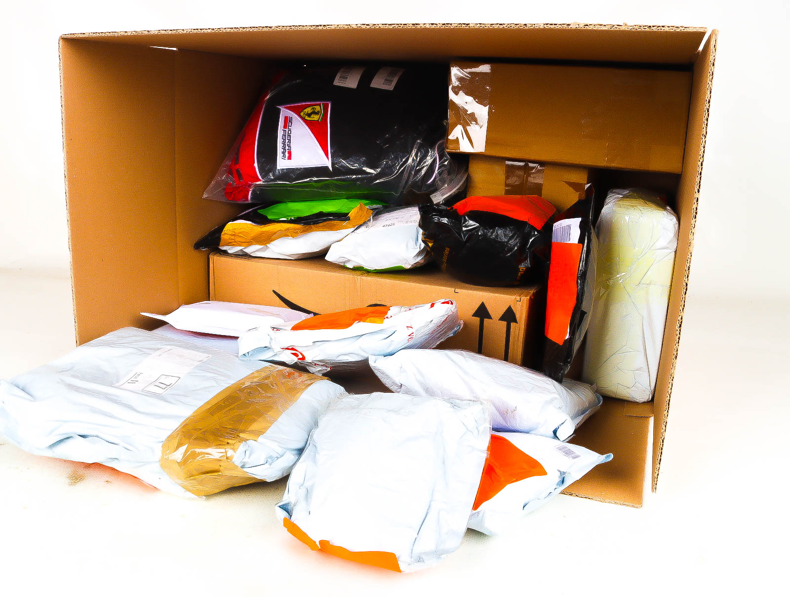 XL Doos met Verloren & Retour Postpakketten