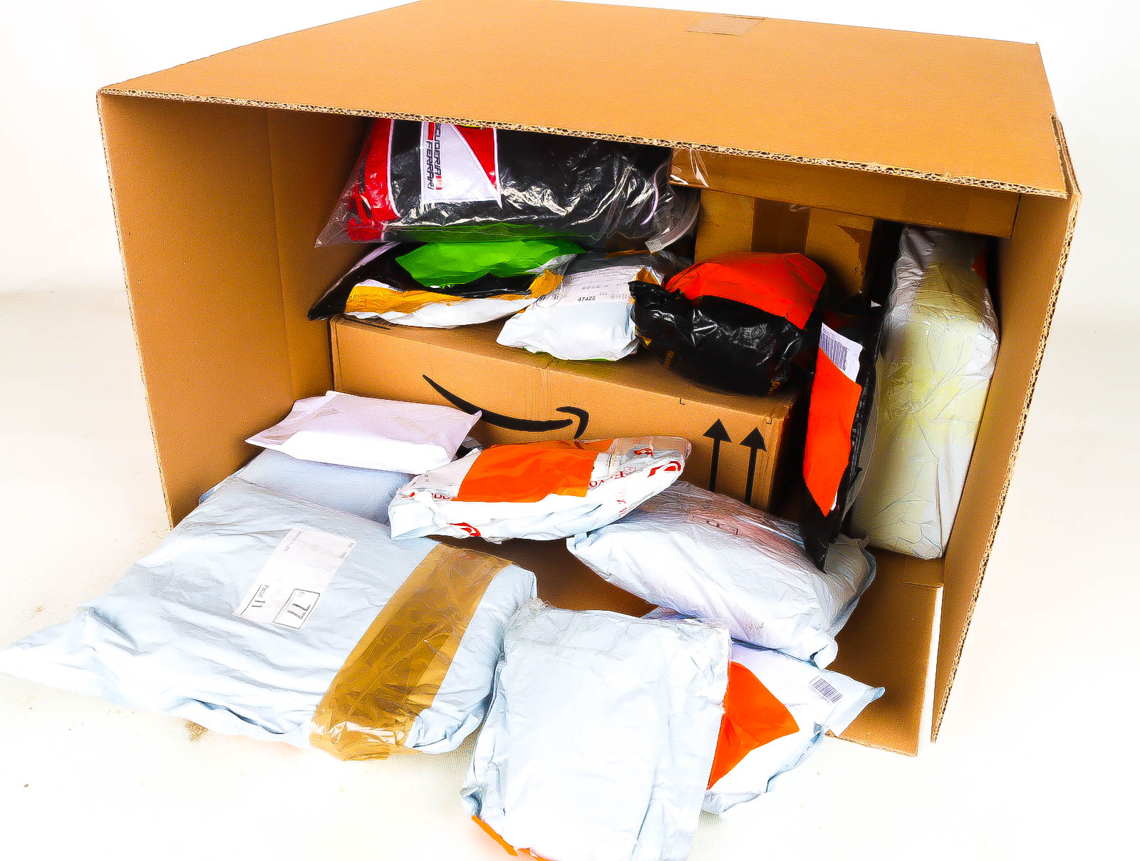 XL Doos met Verloren & Retour Postpakketten