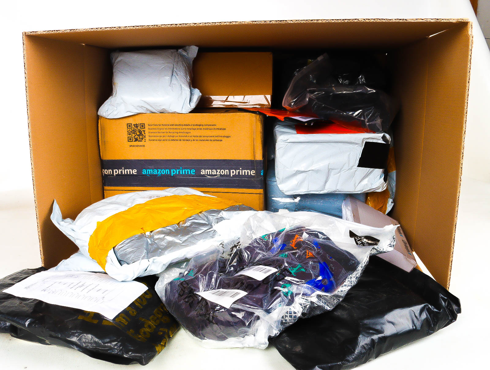 XL Doos met Verloren & Retour Postpakketten