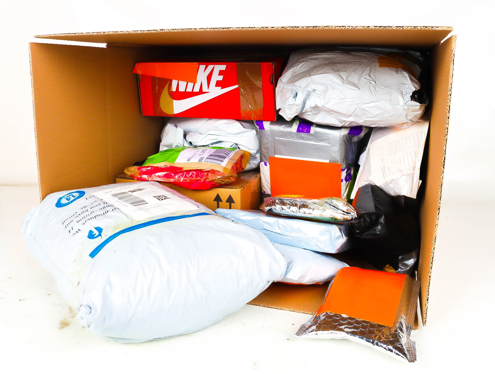 XL Doos met Verloren & Retour Postpakketten