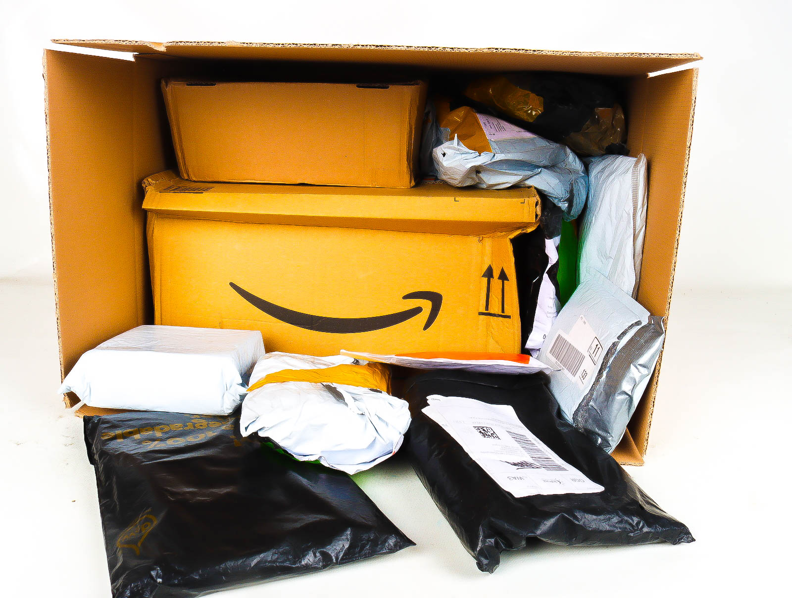 XL Doos met Verloren & Retour Postpakketten