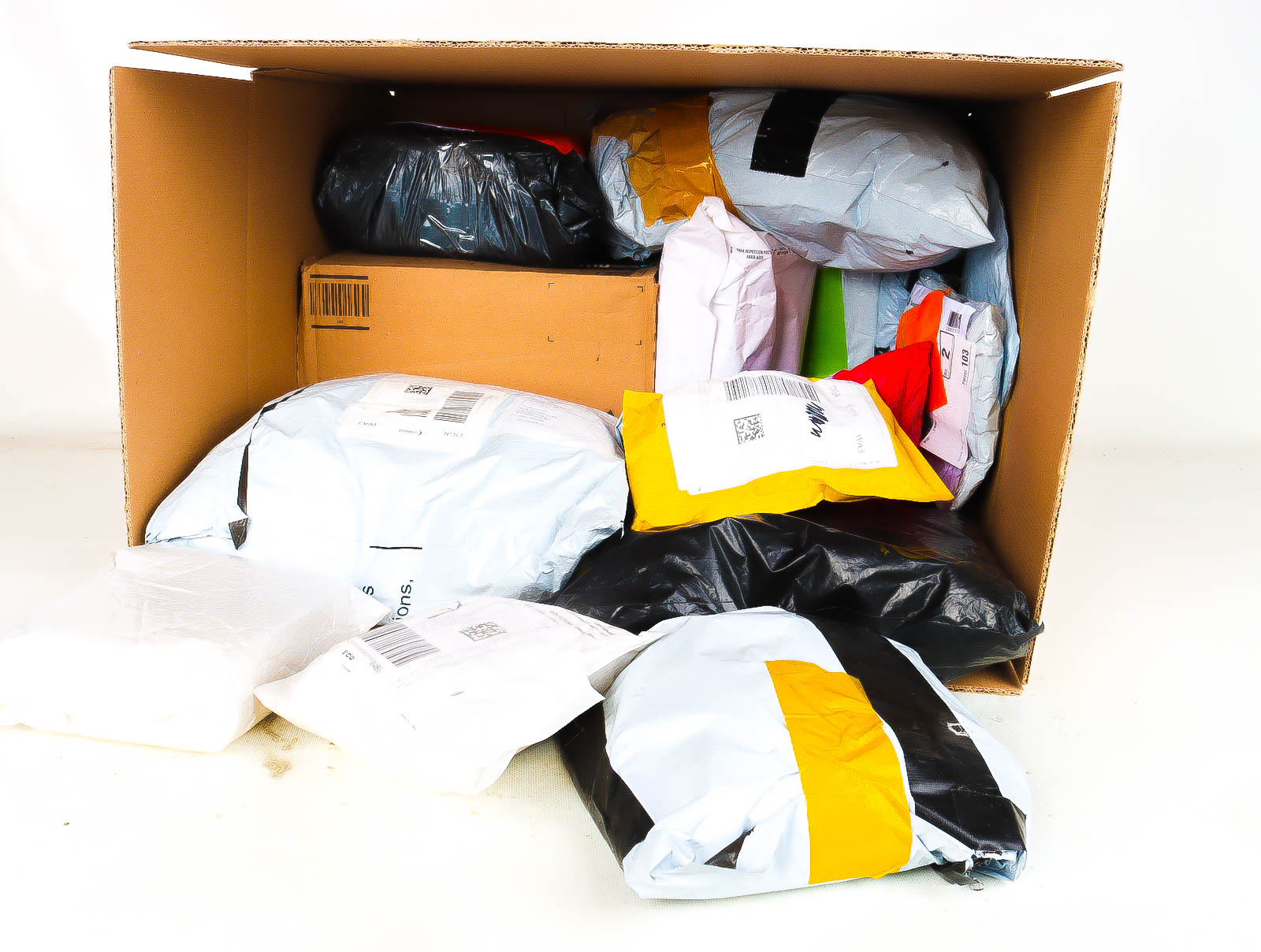 XL Doos met Verloren & Retour Postpakketten