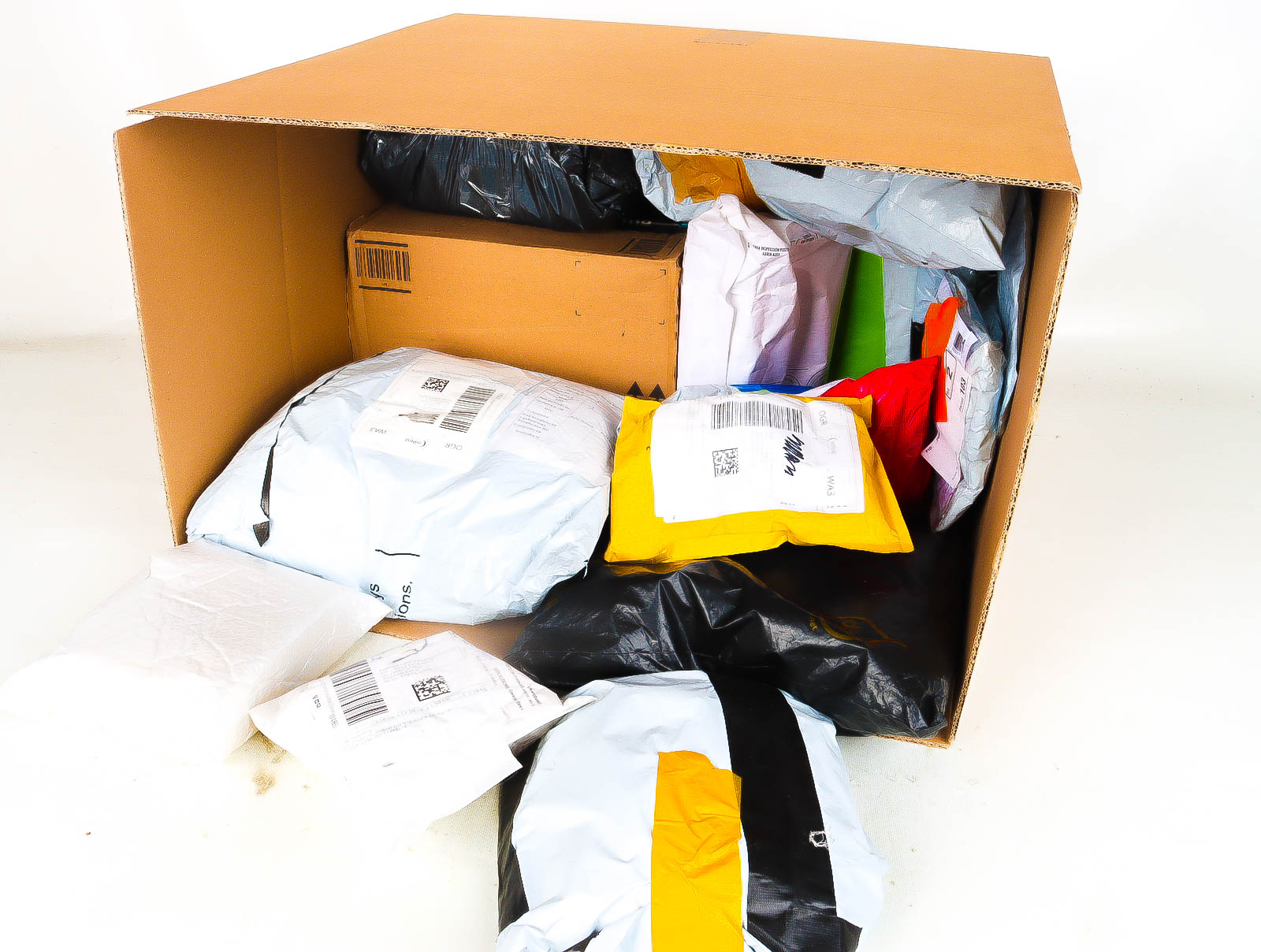 XL Doos met Verloren & Retour Postpakketten